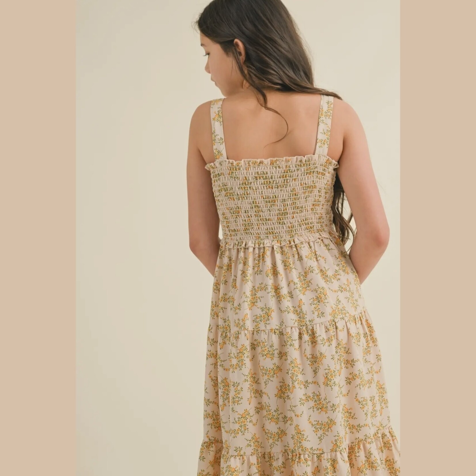 Heart and Arrow Floral Swag Midi Dress