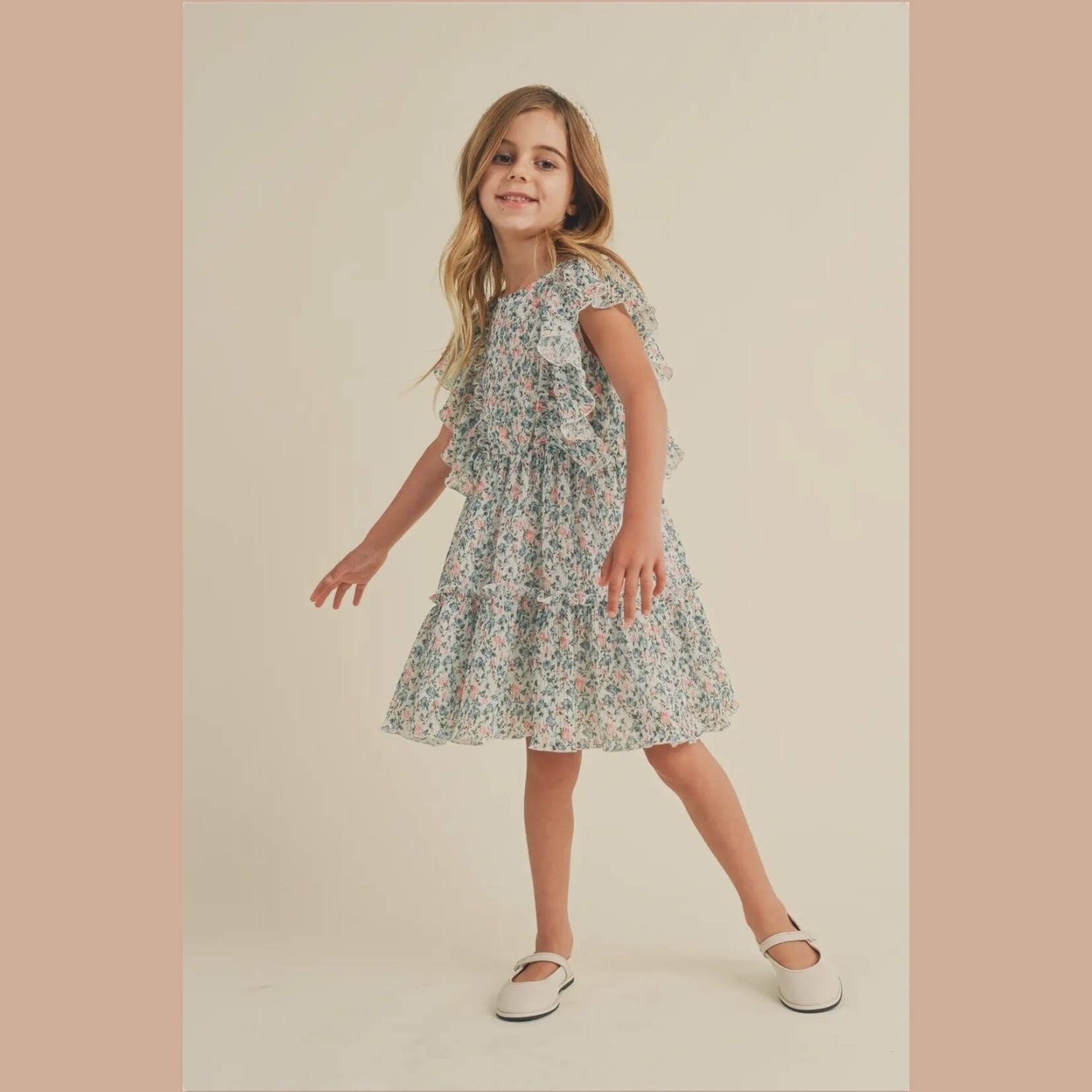 Heart and Arrow Spring Ruffle Tiered Dress