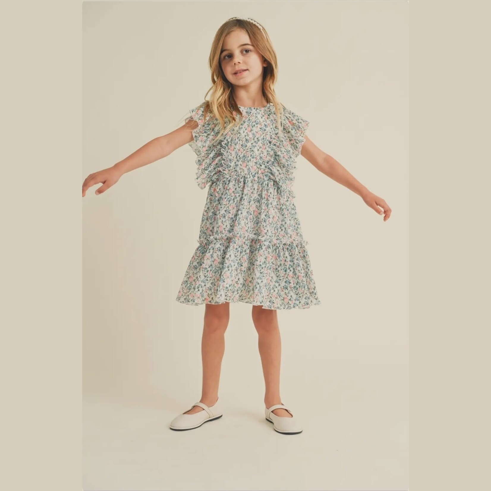 Heart and Arrow Spring Ruffle Tiered Dress