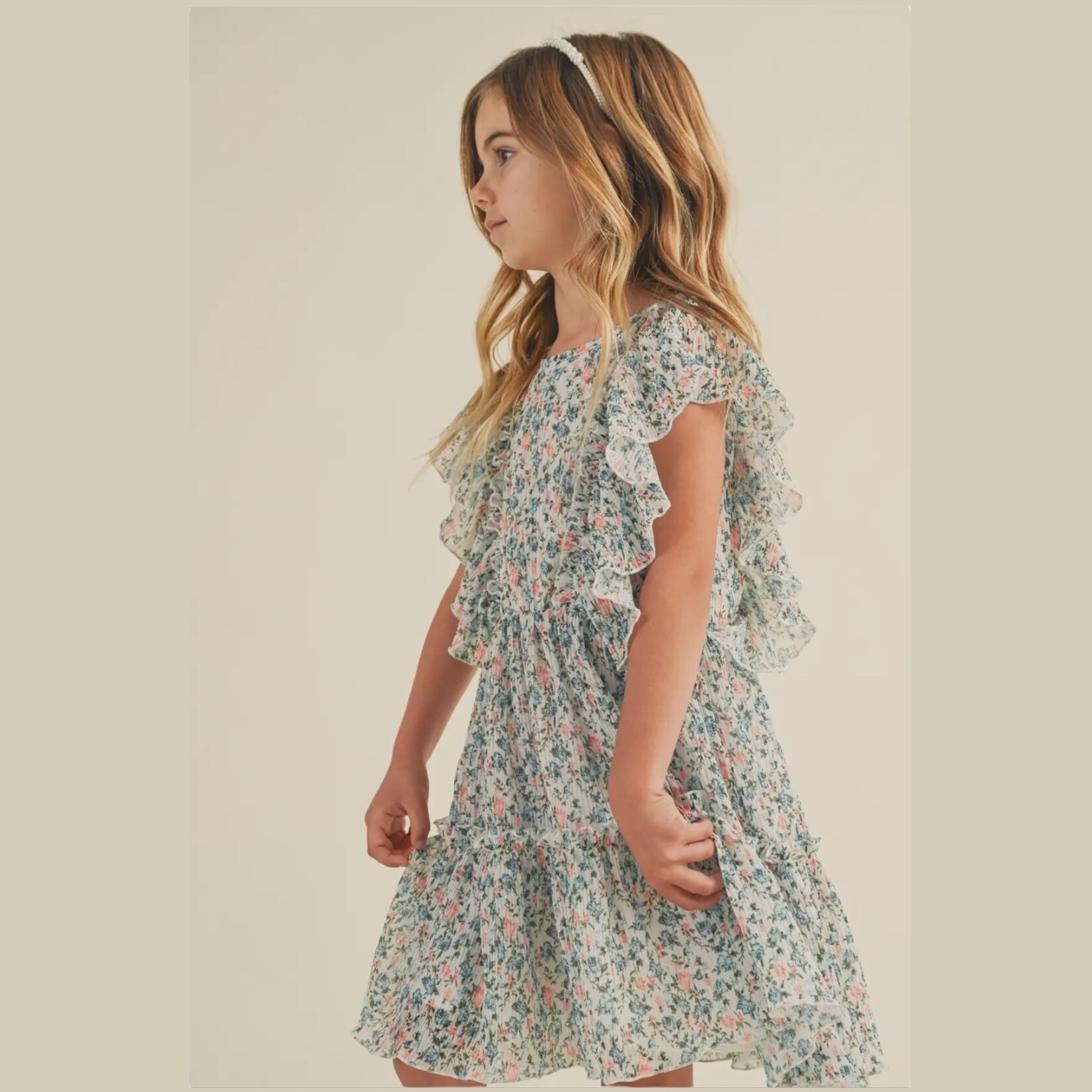 Heart and Arrow Spring Ruffle Tiered Dress