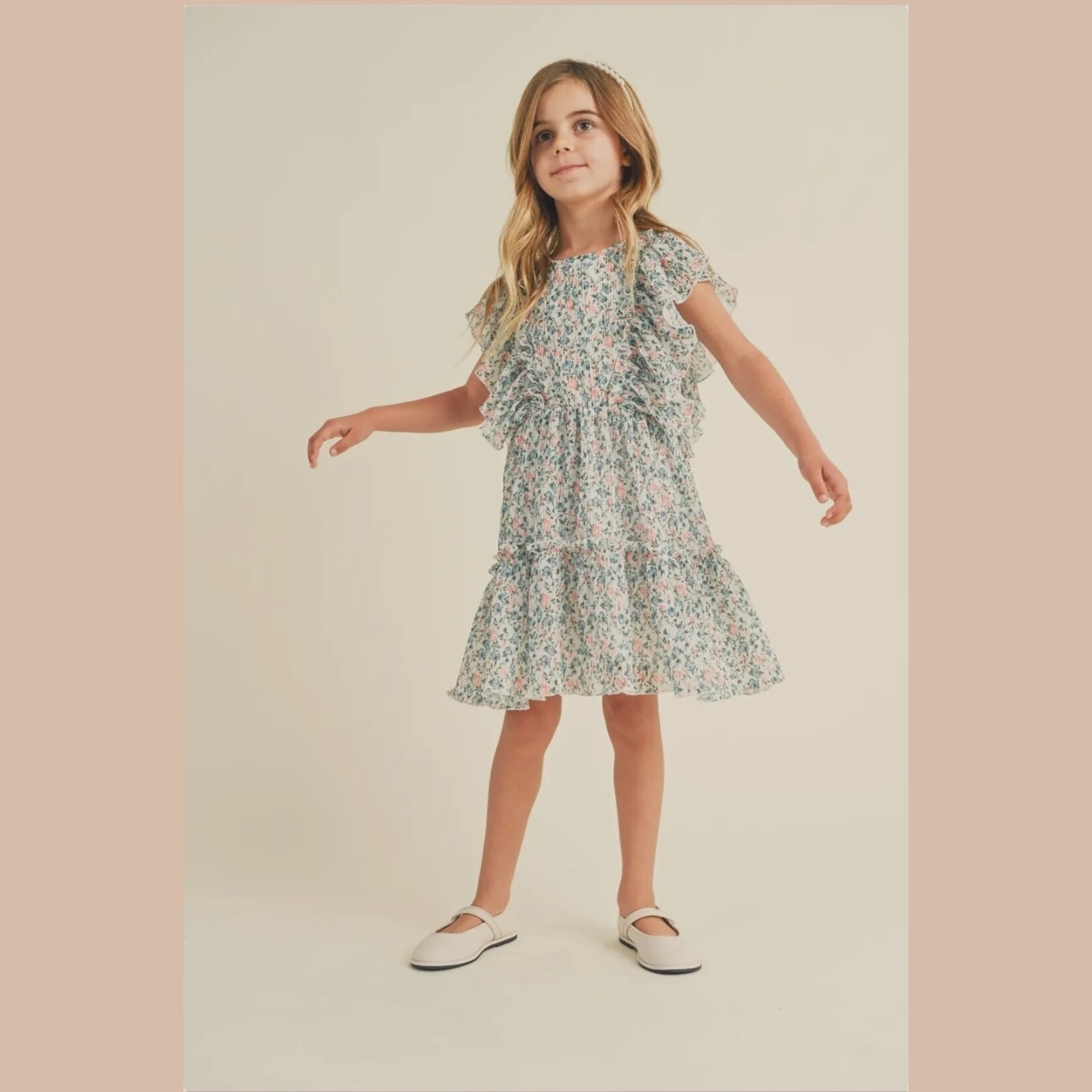 Heart and Arrow Spring Ruffle Tiered Dress
