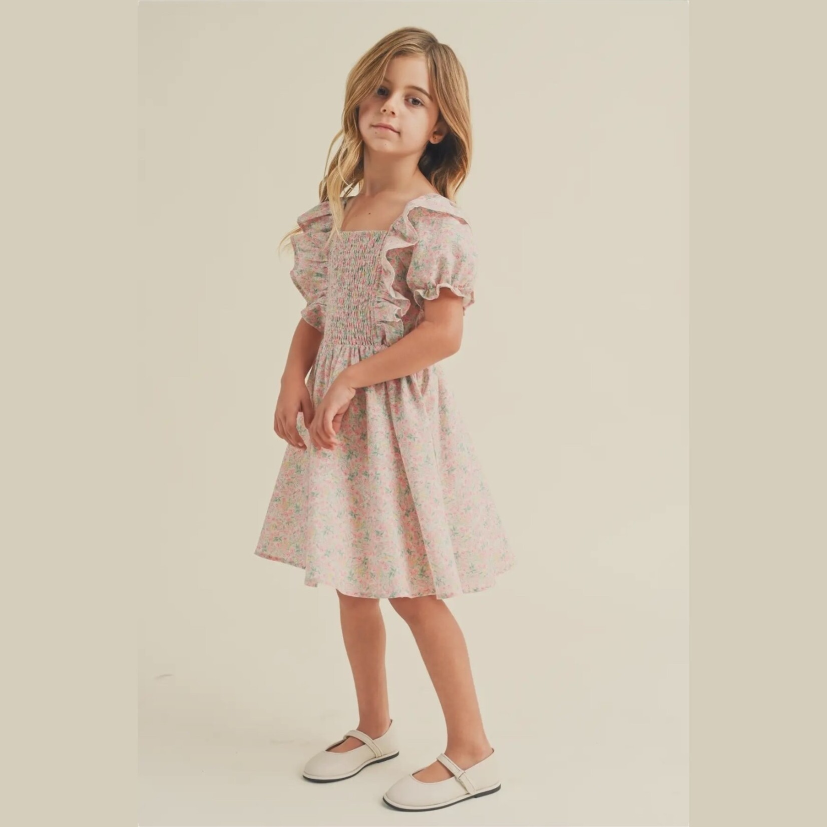 Heart and Arrow Floral Fit & Flare Dress