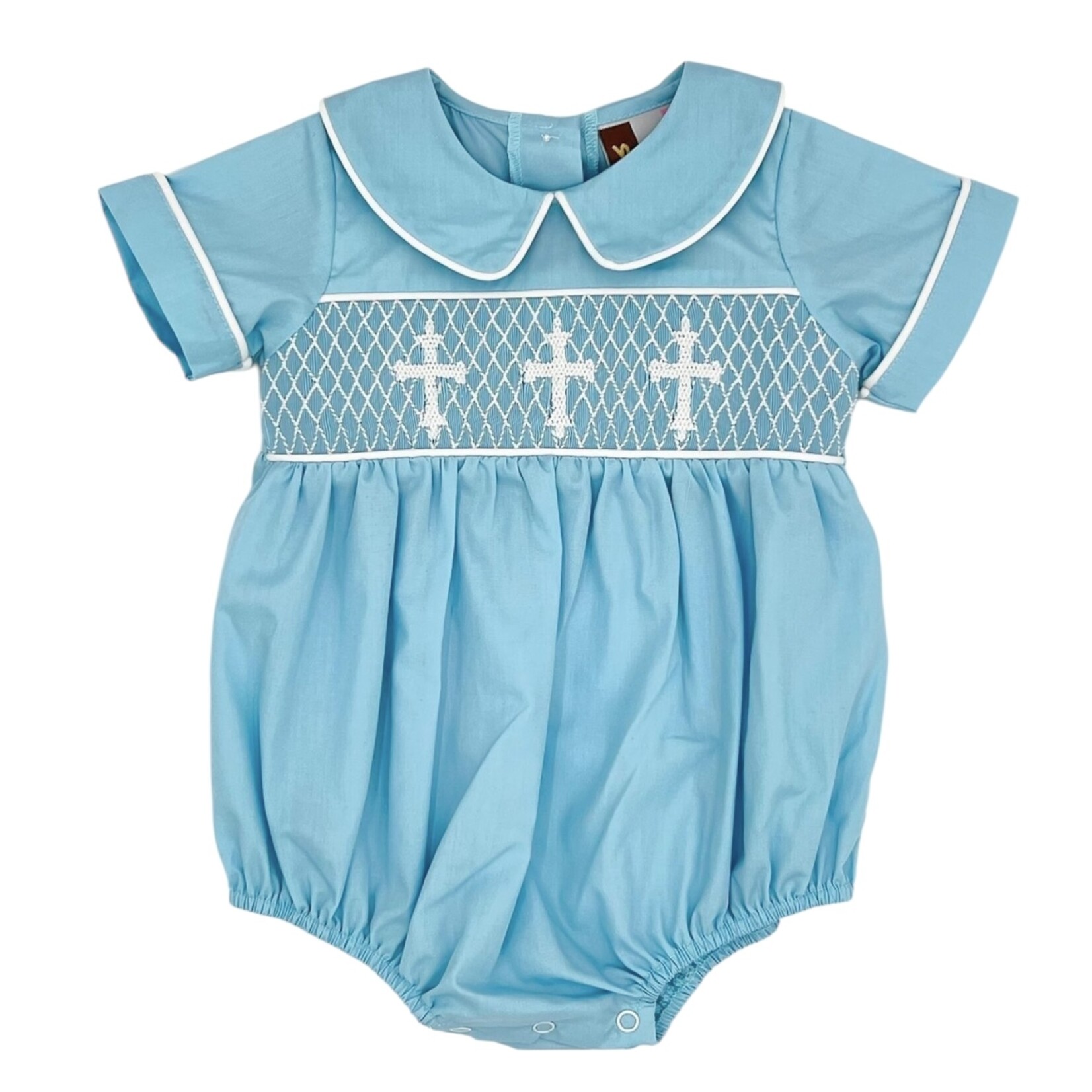 Banana Split Faith Smocked Bubble