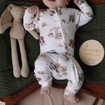 Snuggle Hunny Diggers & Tractors Organic Convertible Romper