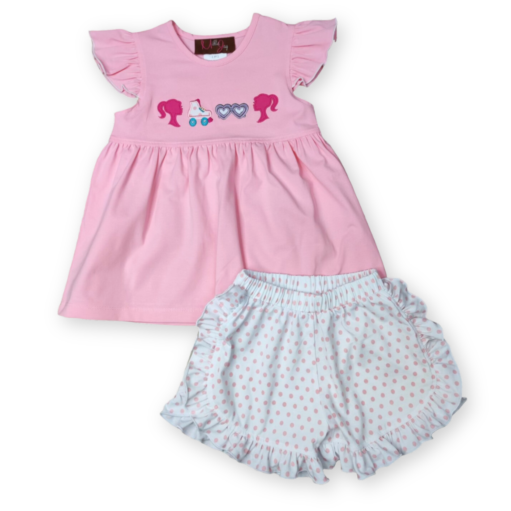 Millie Jay Pink Party Barbie Short Set