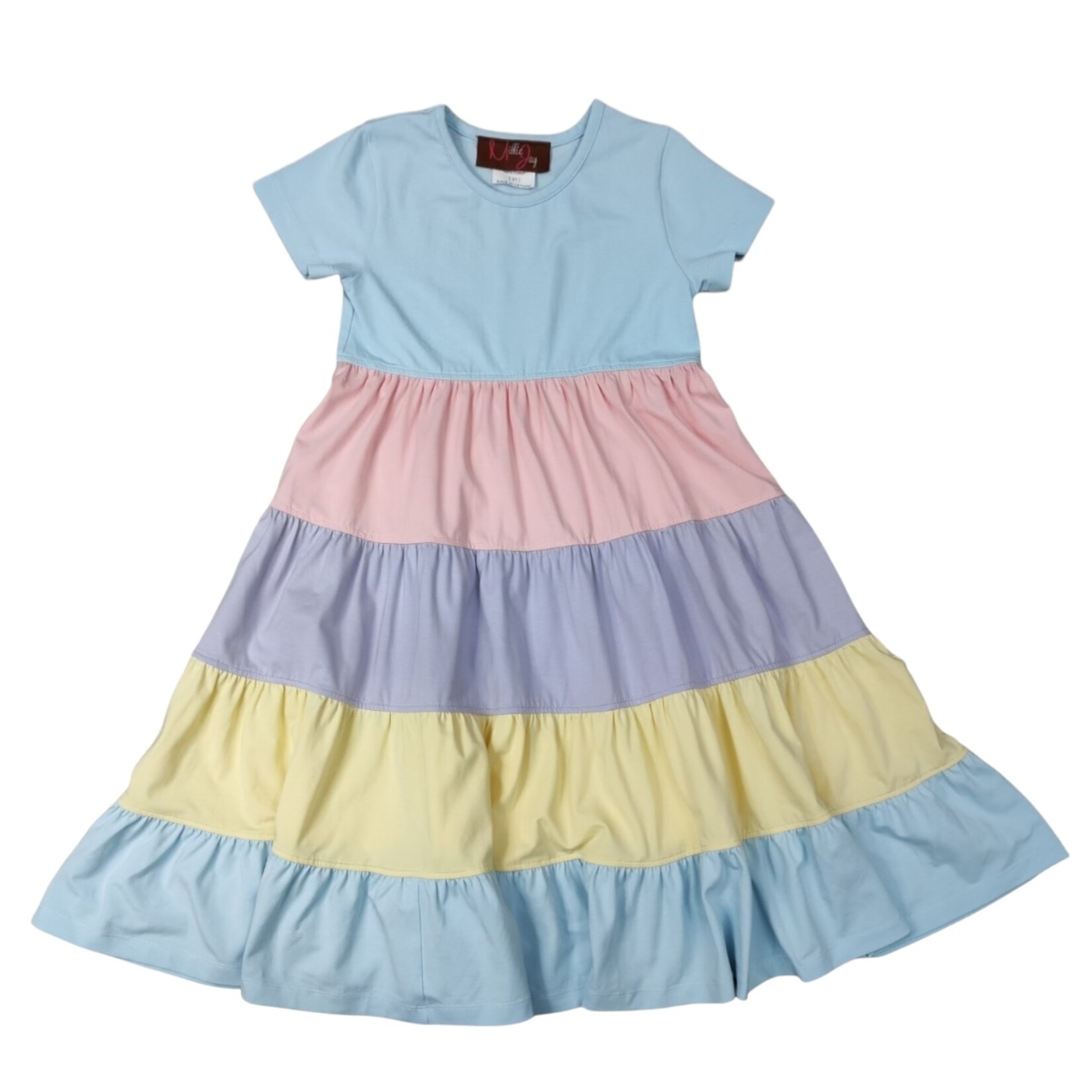 Millie Jay Spring Pastel Maxi Dress