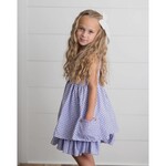 Lavender Gingham Pocket Dress
