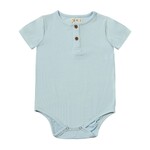 Me & Henry Blue Rib Onesie