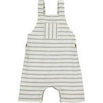 Me & Henry White/Grey Dandy Romper