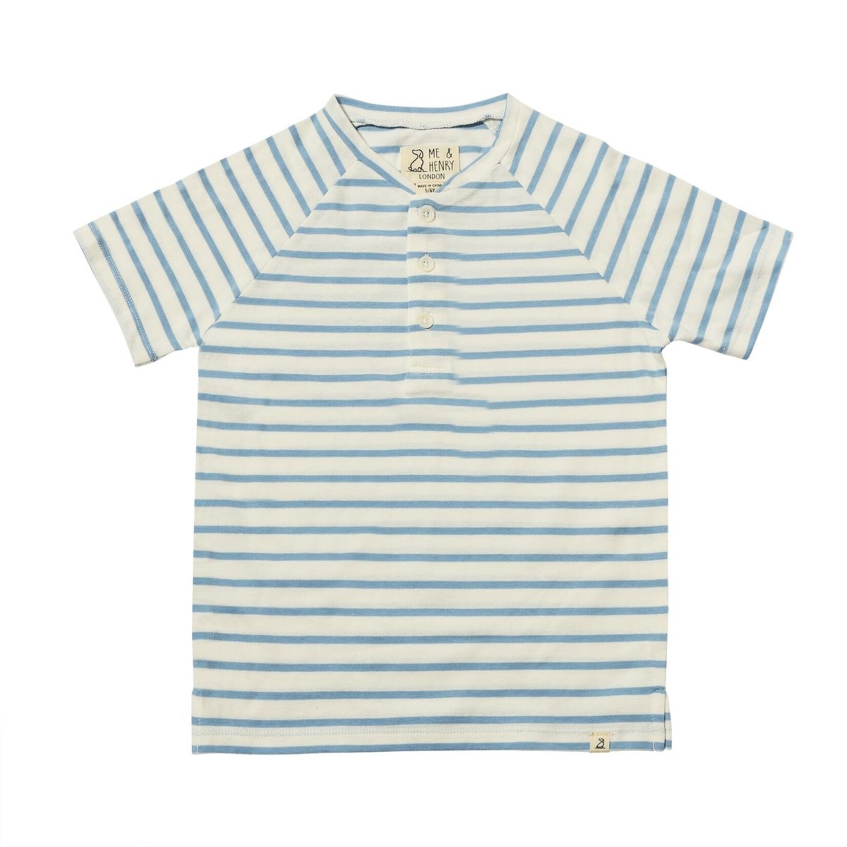 Me & Henry Blue/White Frigat Henley