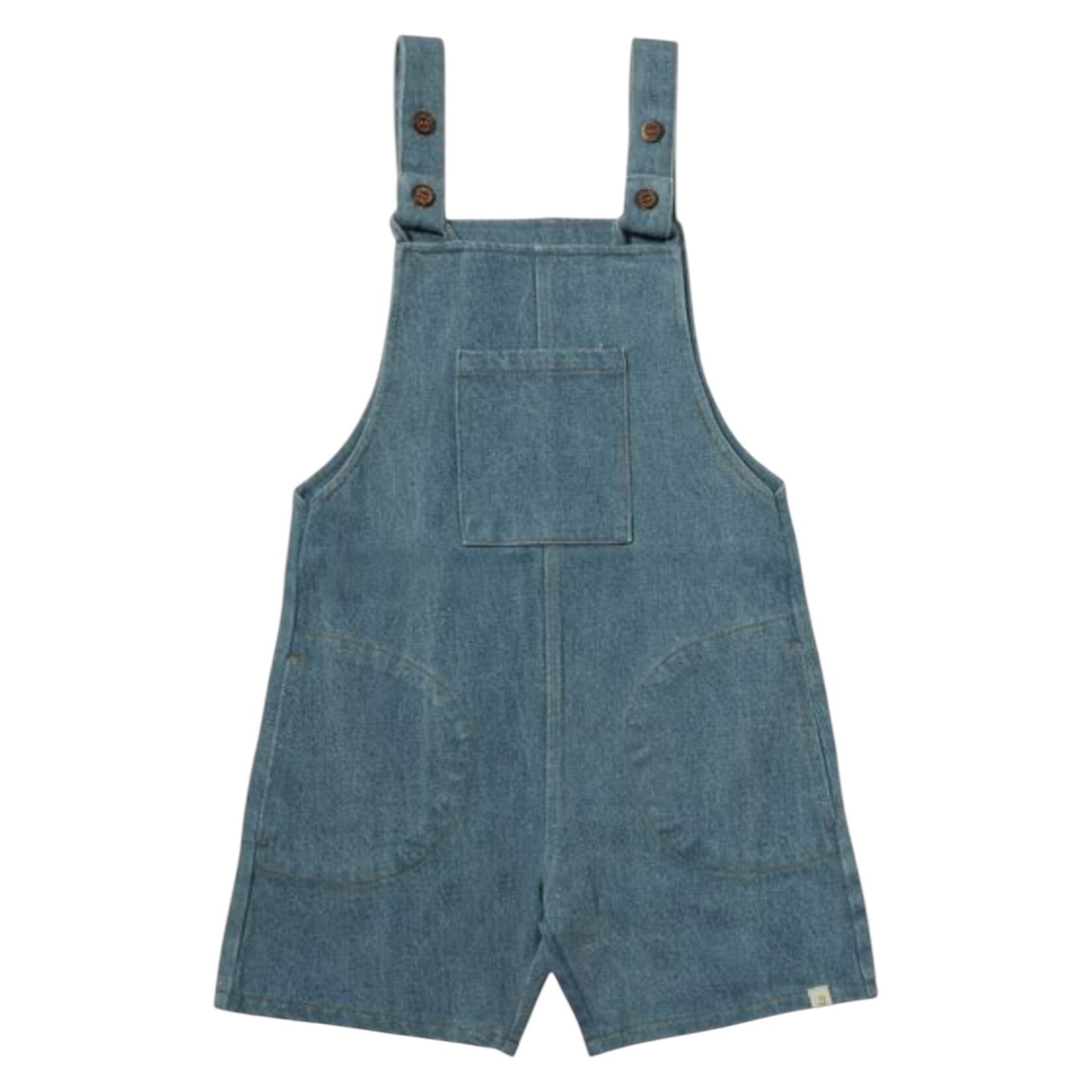 Me & Henry Indigo Denim Buckle Overalls