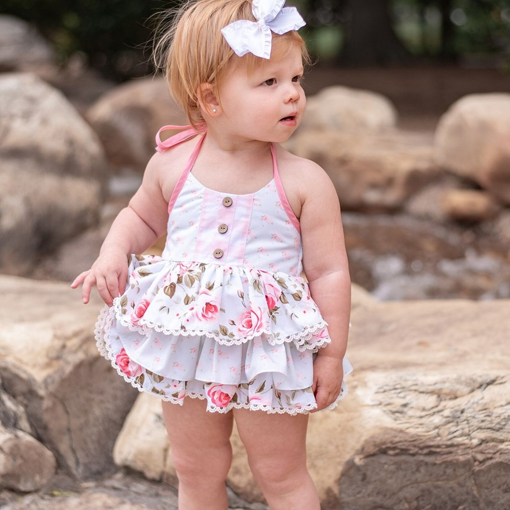Be Girl Clothing French Country Ida Romper