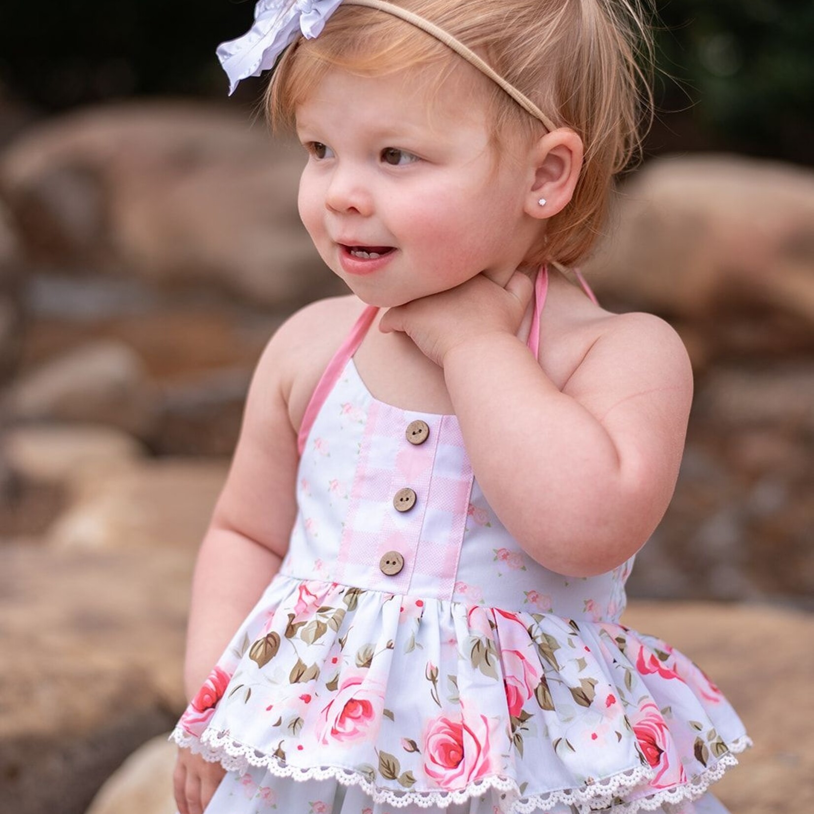 Be Girl Clothing French Country Ida Romper