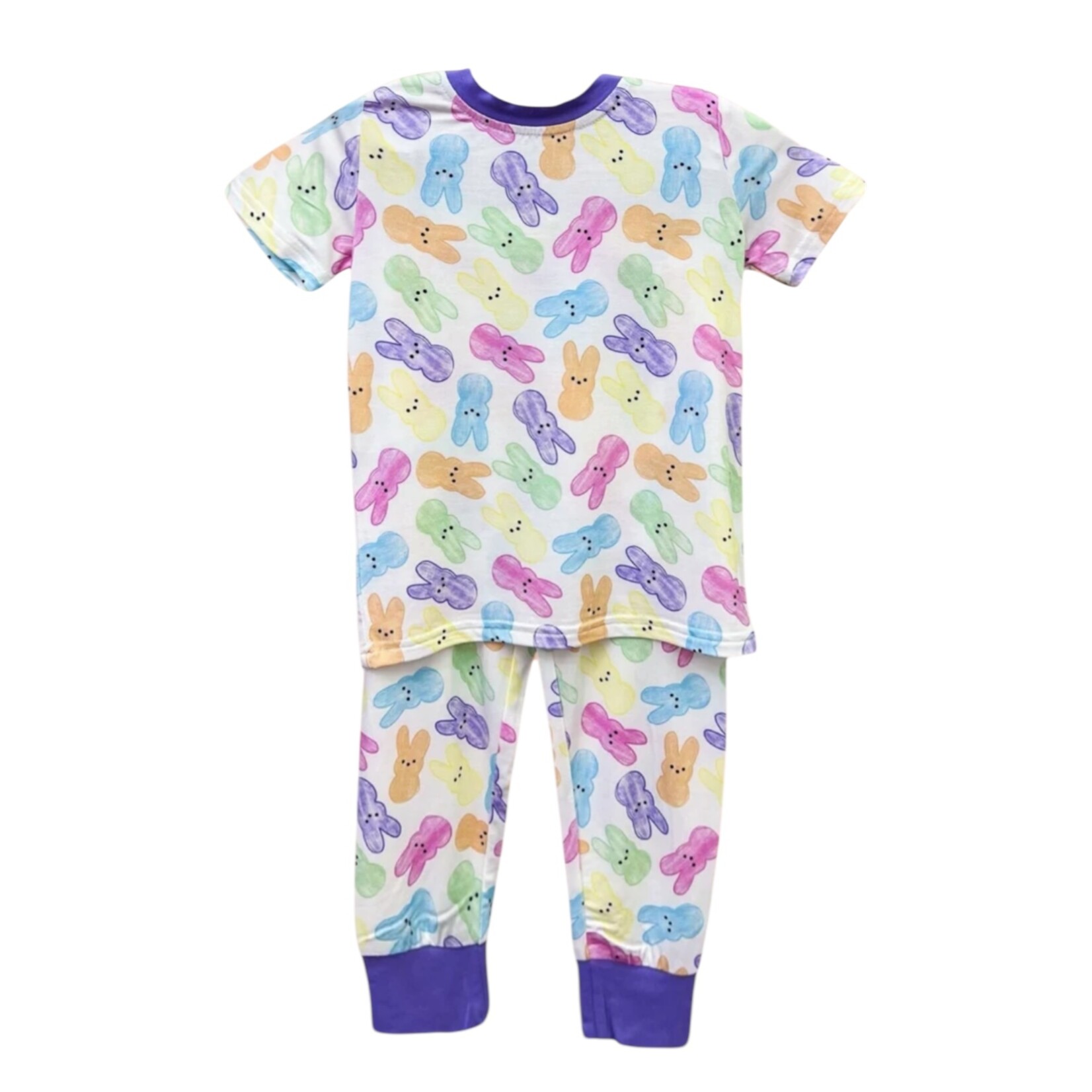 Belle Cher Purple Peeps Bamboo PJ Set