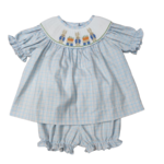Three Sisters Peter Rabbit Smocked Bloomer Set