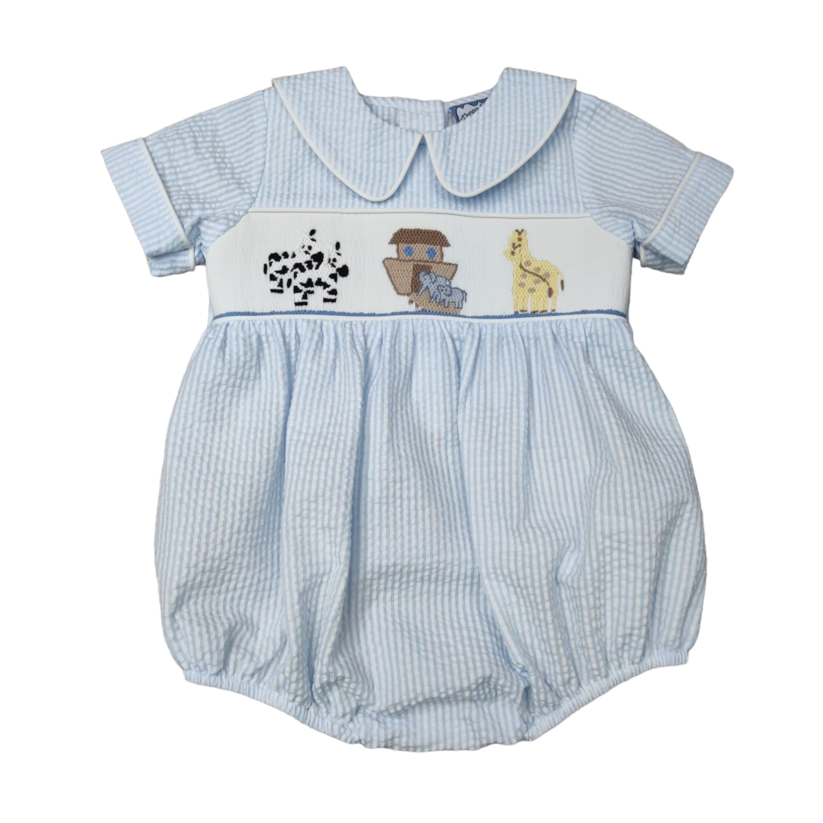 Three Sisters Noah's Ark Smocked Bubble