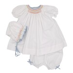 Petit Ami Spring Bloomer & Bonnet Set