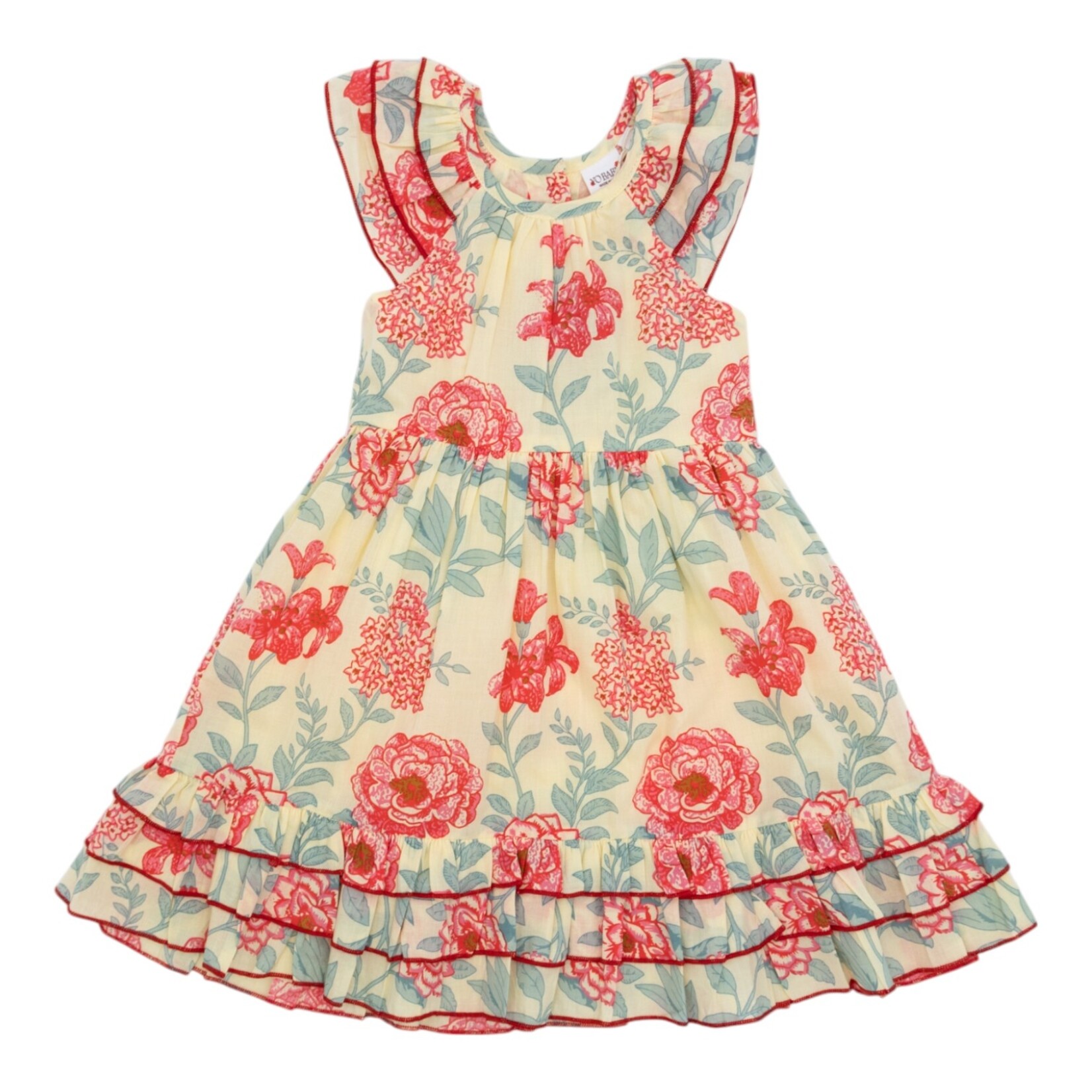 Yo Baby Paradise Midi Ruffle Dress