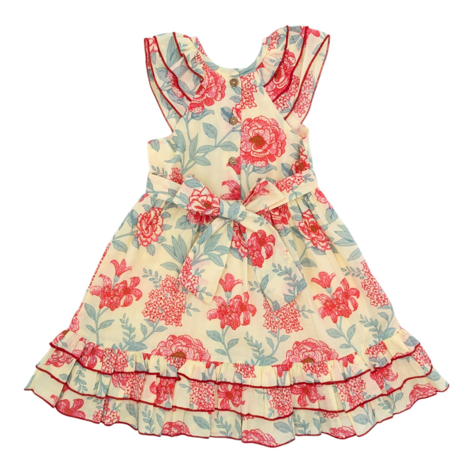 Yo Baby Paradise Midi Ruffle Dress