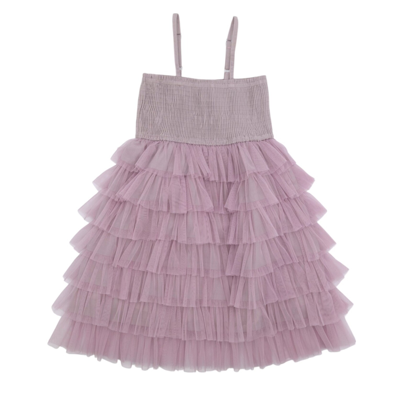 Yo Baby Lavender Tiered Tulle Dress