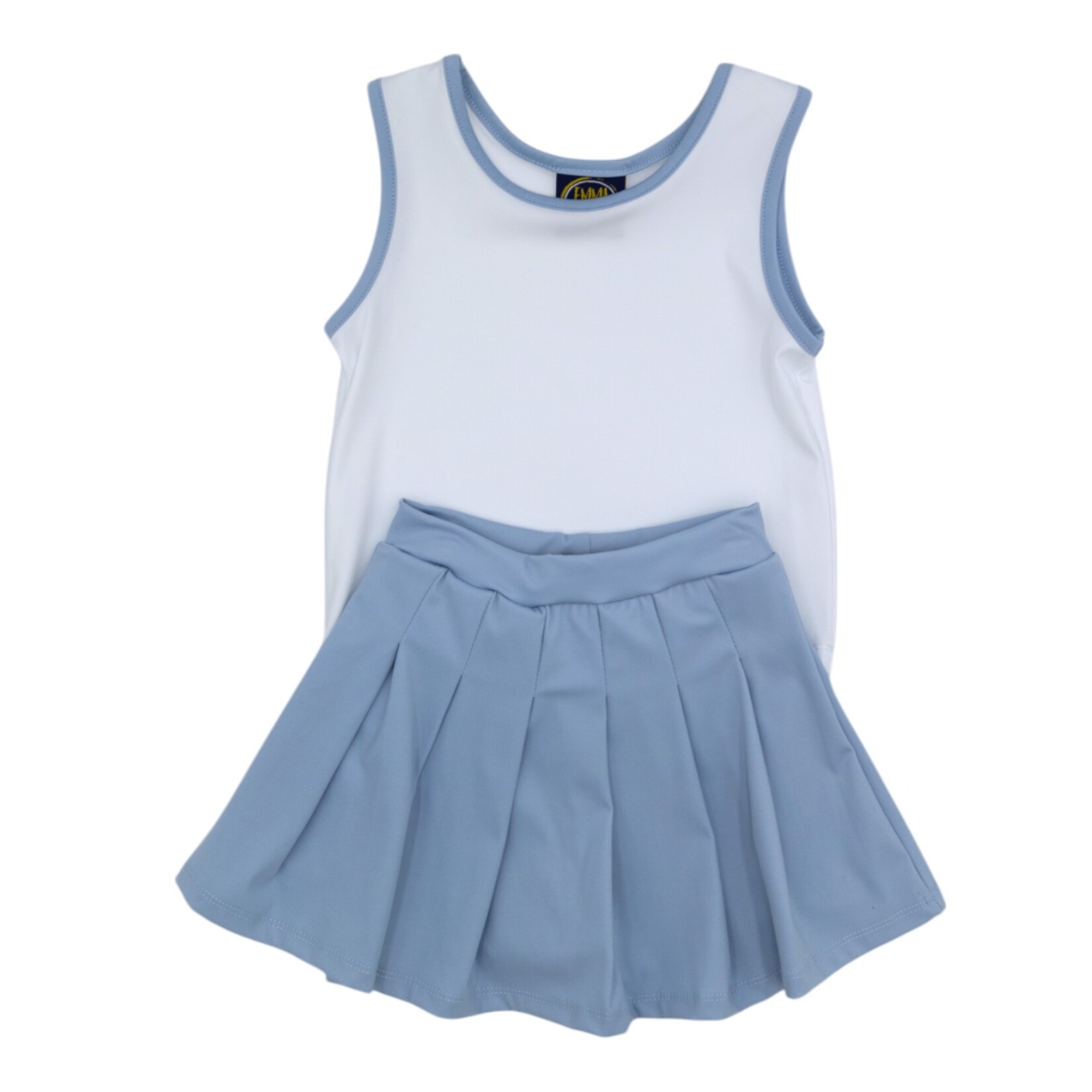 Emma Jean Blue/White Remi Skort Set