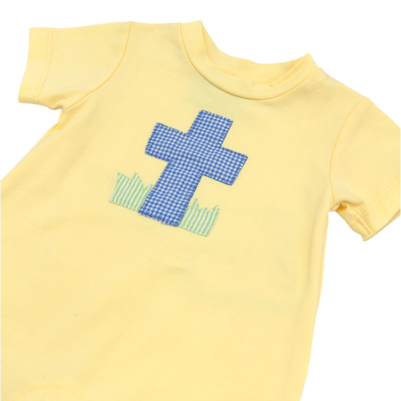 Three Sisters Cross Applique Romper