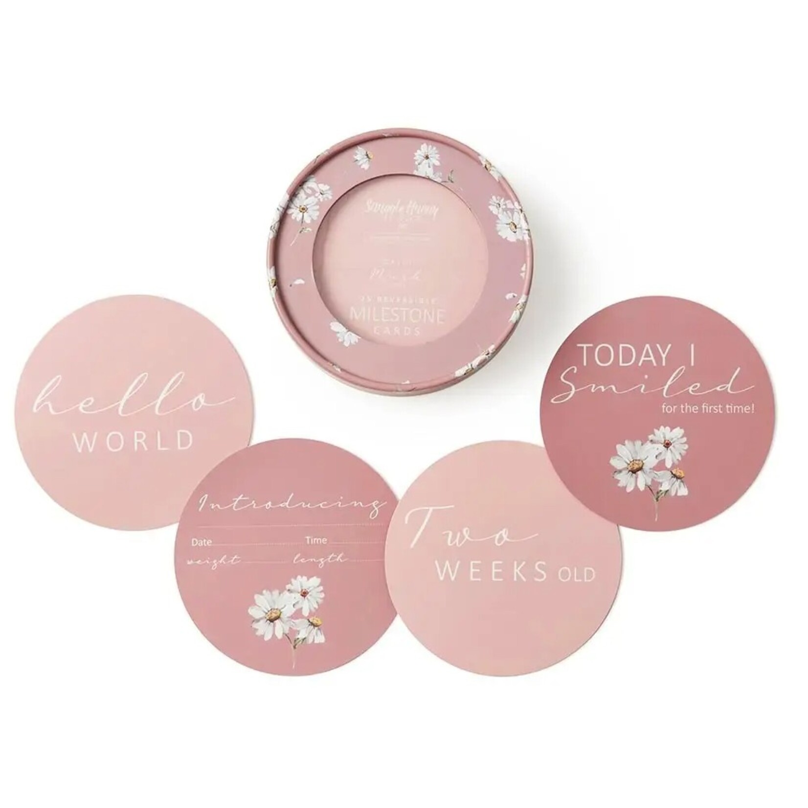 Snuggle Hunny Daisy Milestone Cards