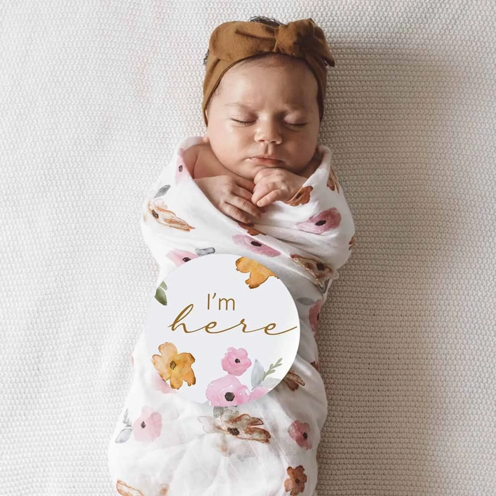 Snuggle Hunny Poppy Milestone Cards