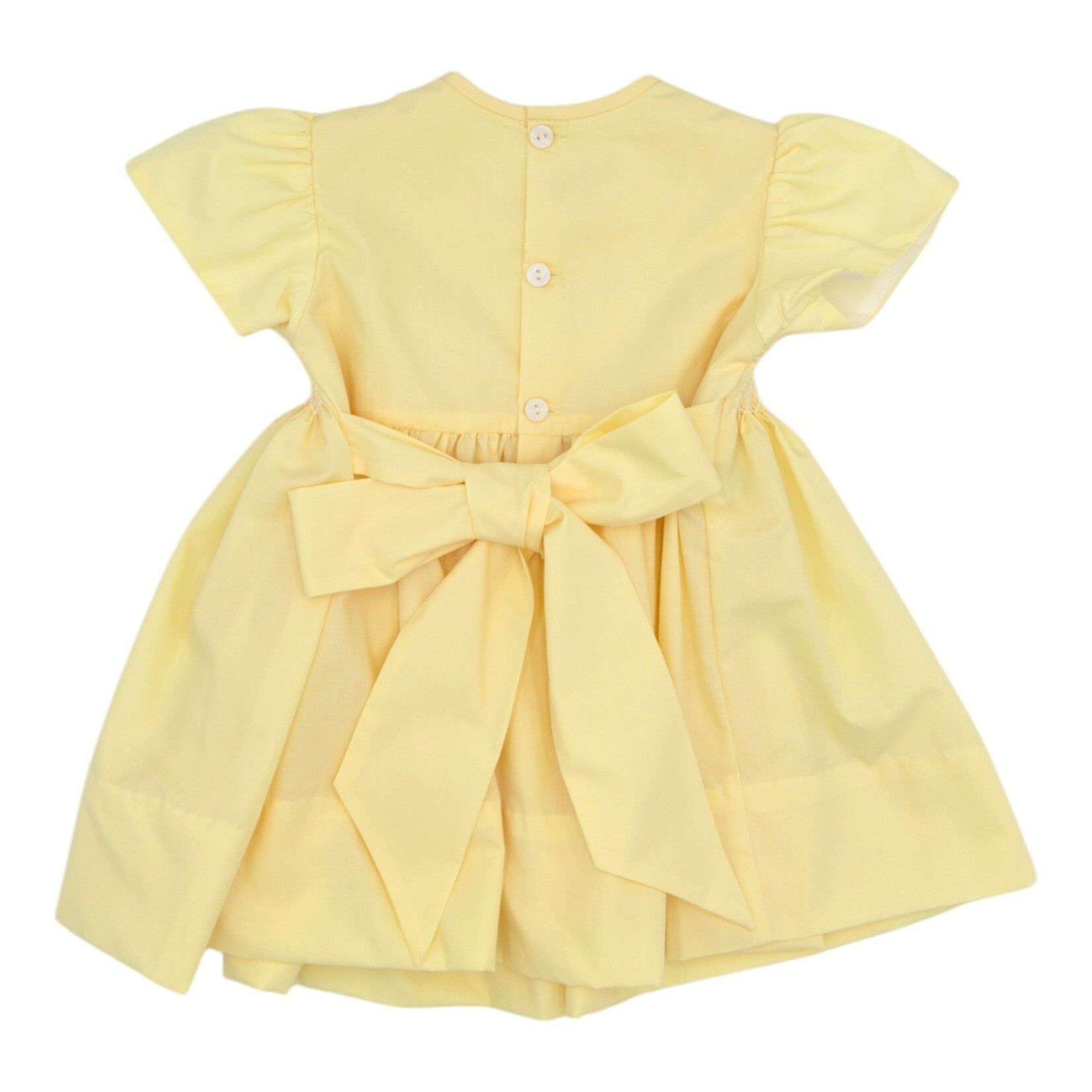 Remember Nguyen Yellow Maize Francis Smocked Dress