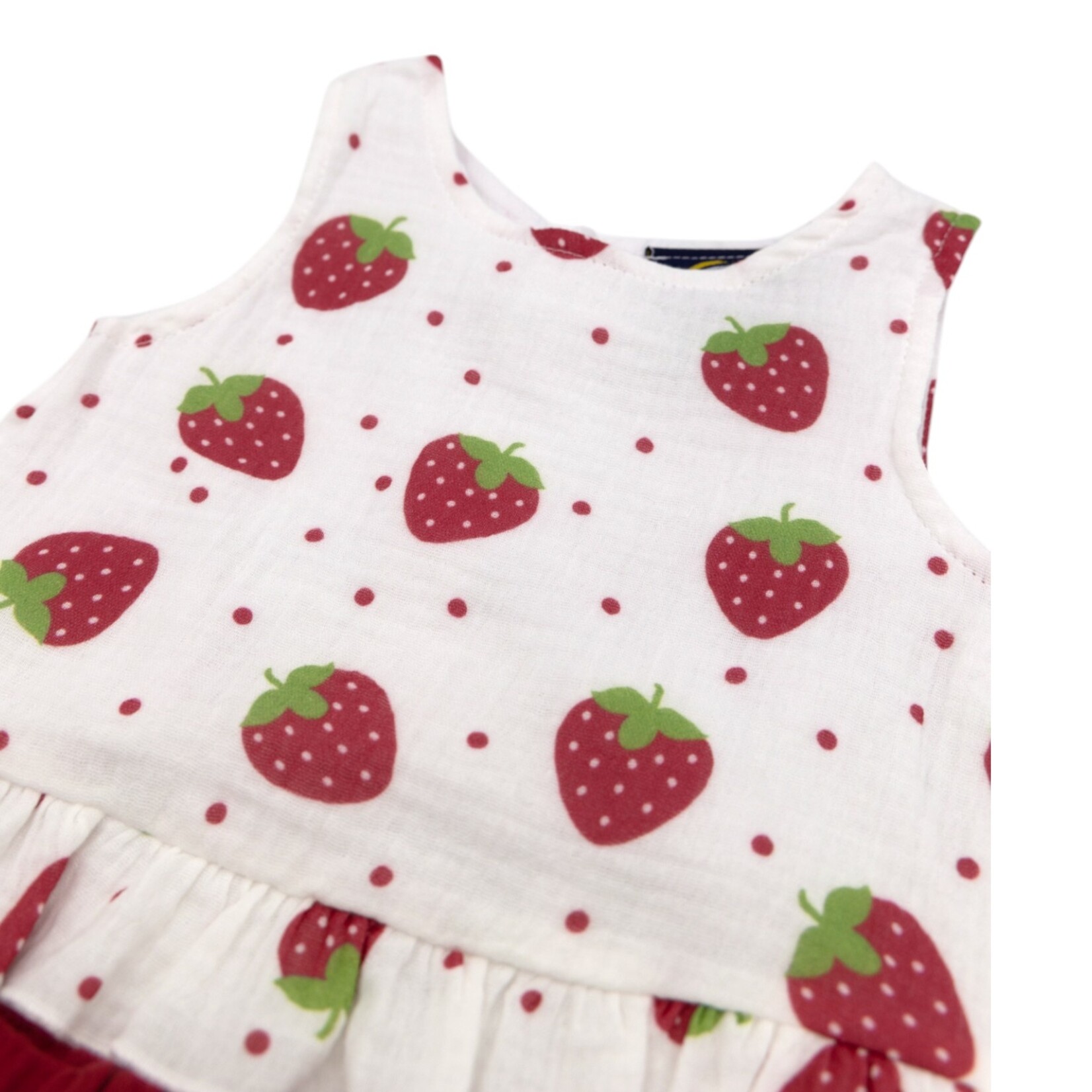 Emma Jean Strawberries Bloomer Set