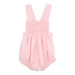 Babysen Pink Mary Helen Smocked Bubble