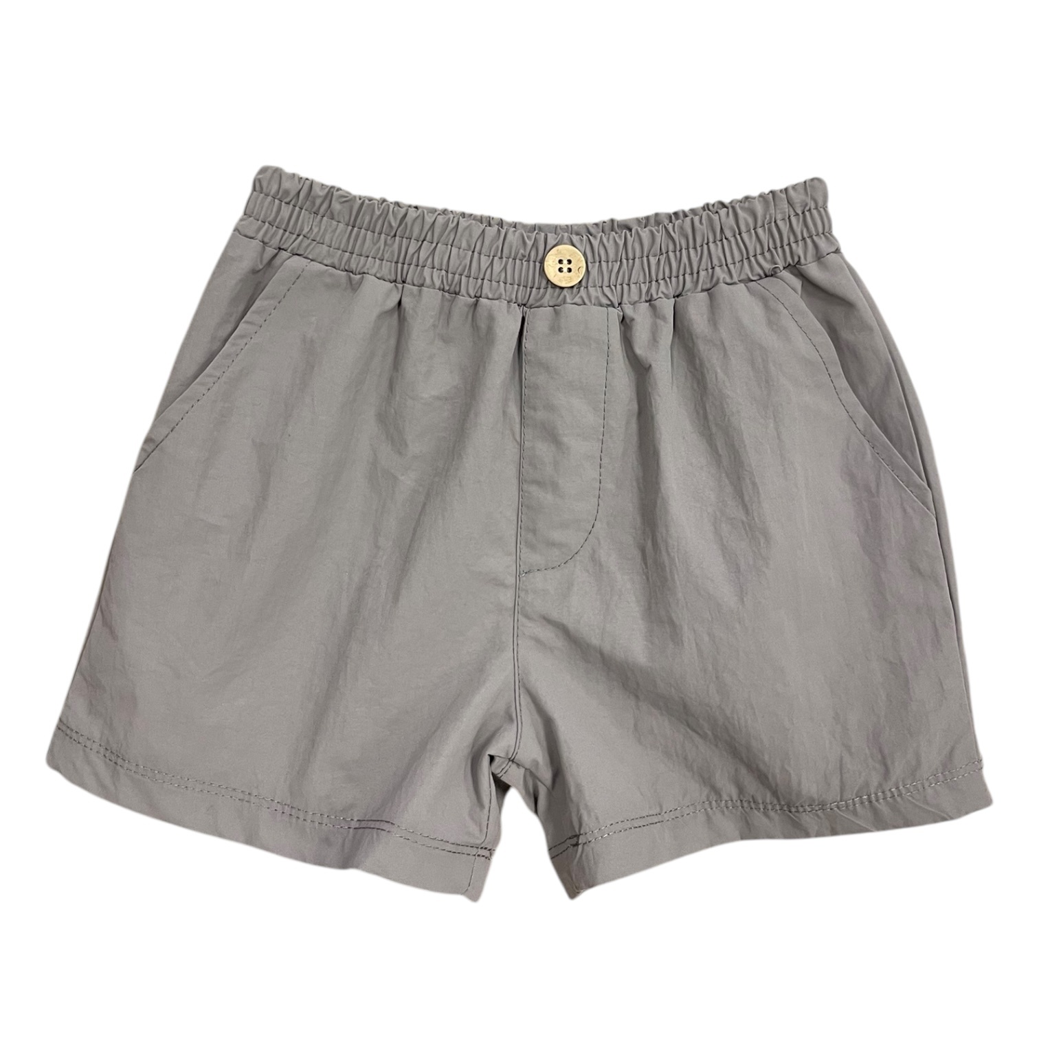 Emma Jean Boys Grey Maddox Performance Shorts - Ruffle Me This