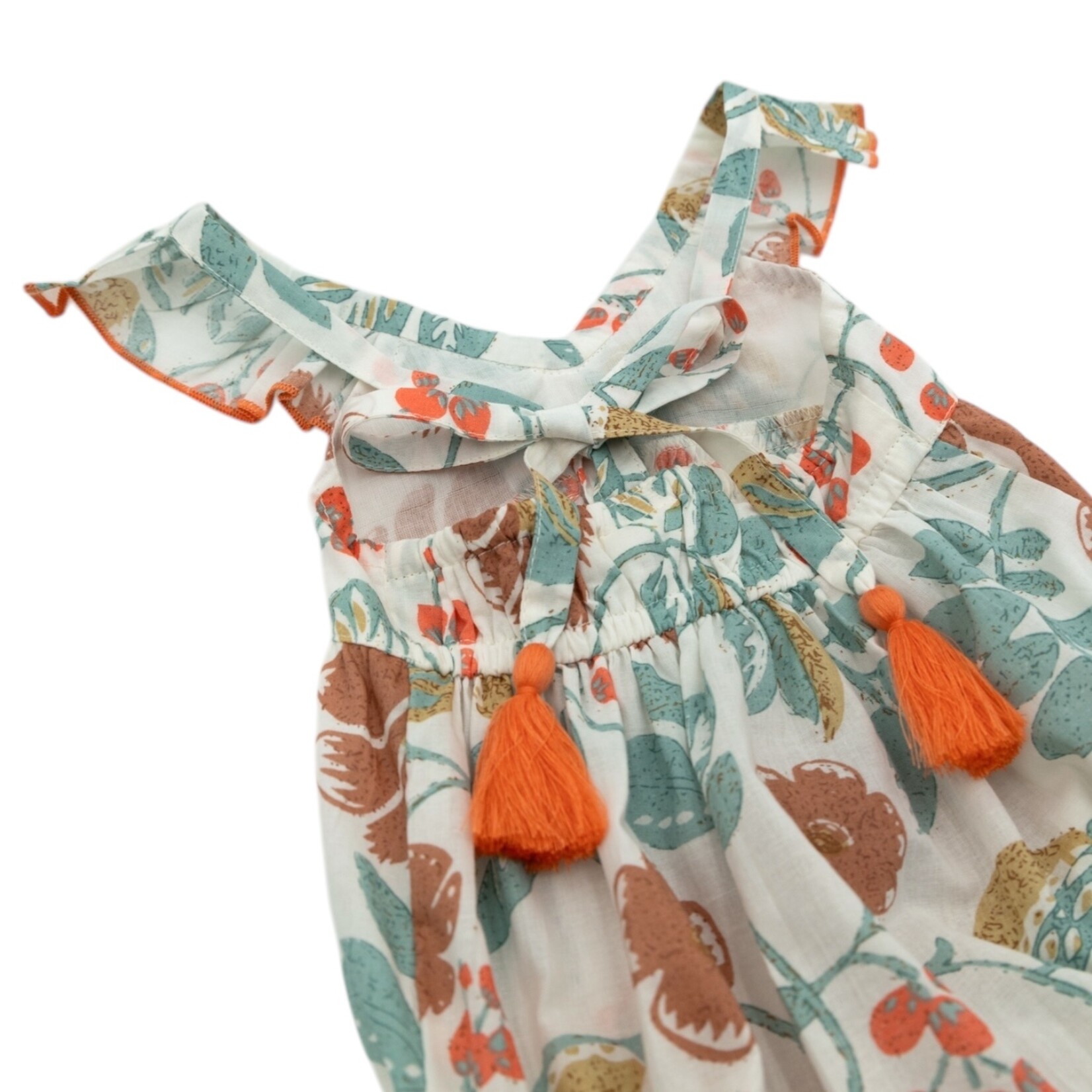 Yo Baby Aqua Coral Floral Bubble