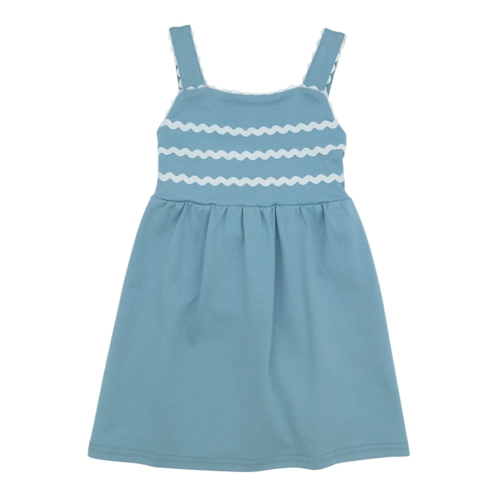 Banana Split Blue Ric Rac Dress