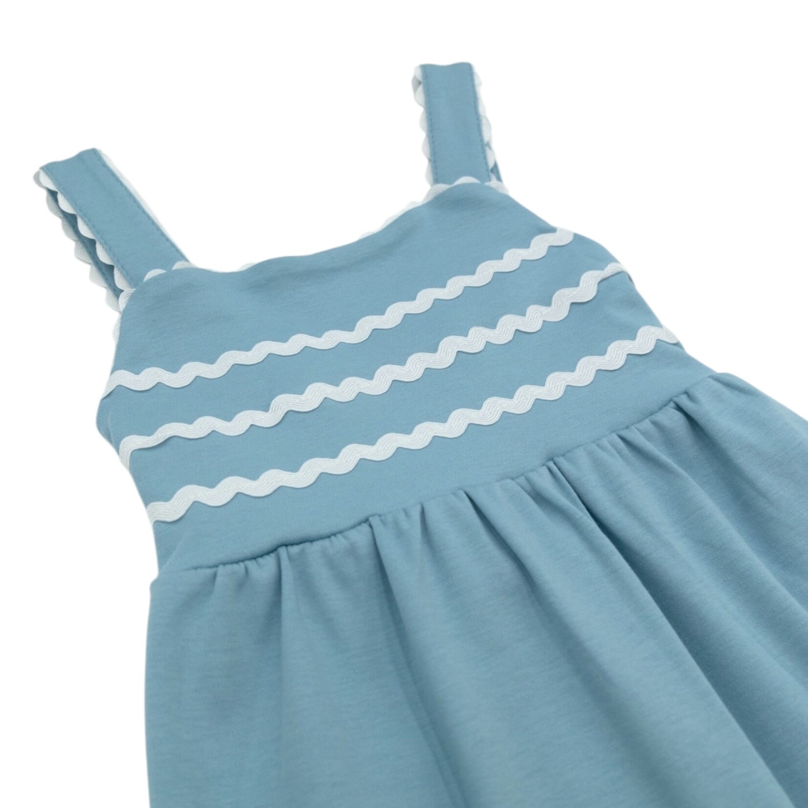 Banana Split Blue Ric Rac Dress