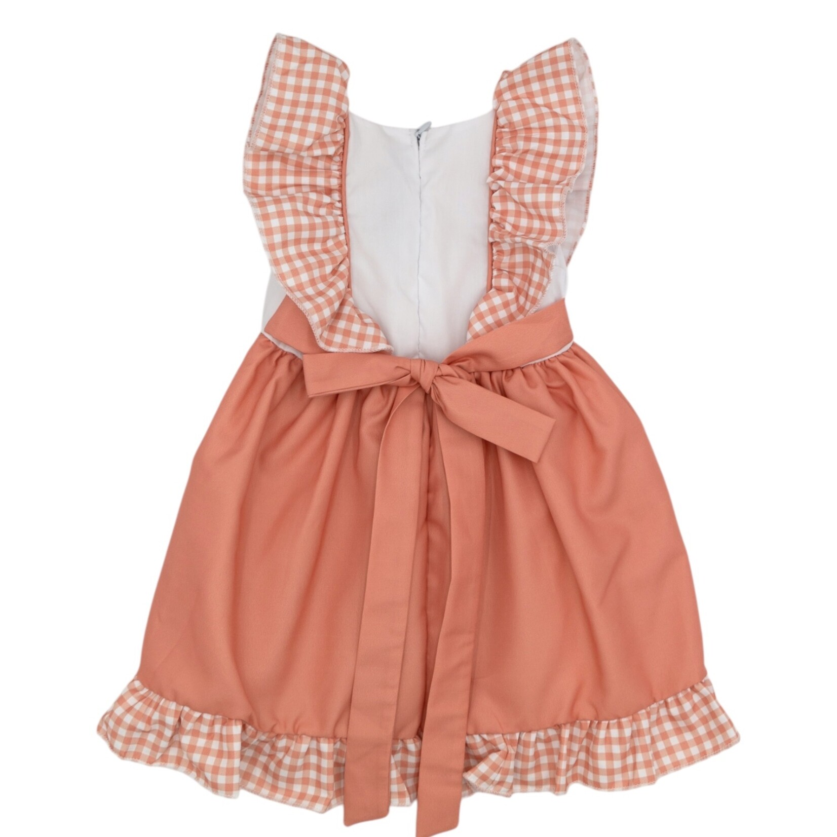 Floral Grace Flutter Monogram Dress