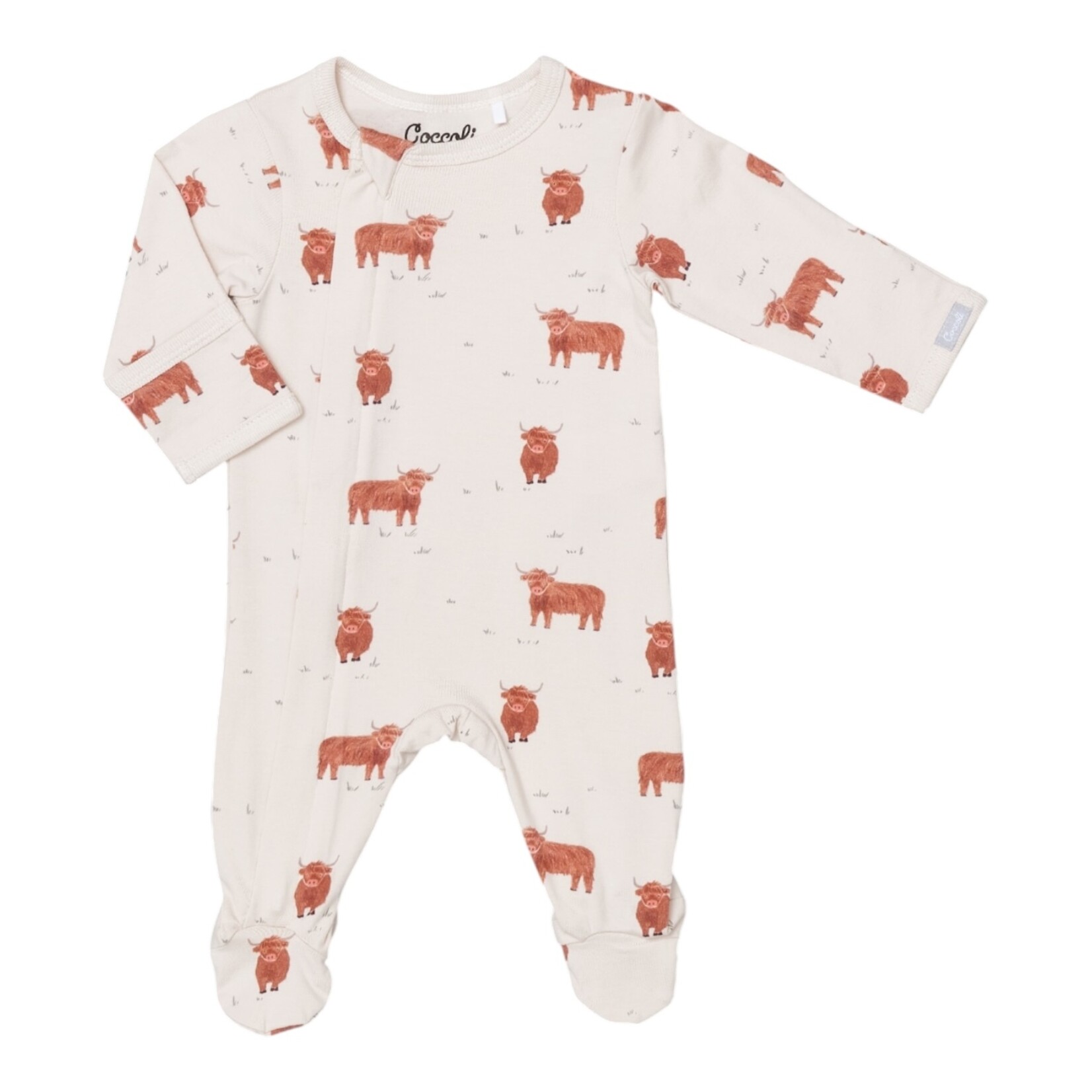 Coccoli Highland Cow Footie