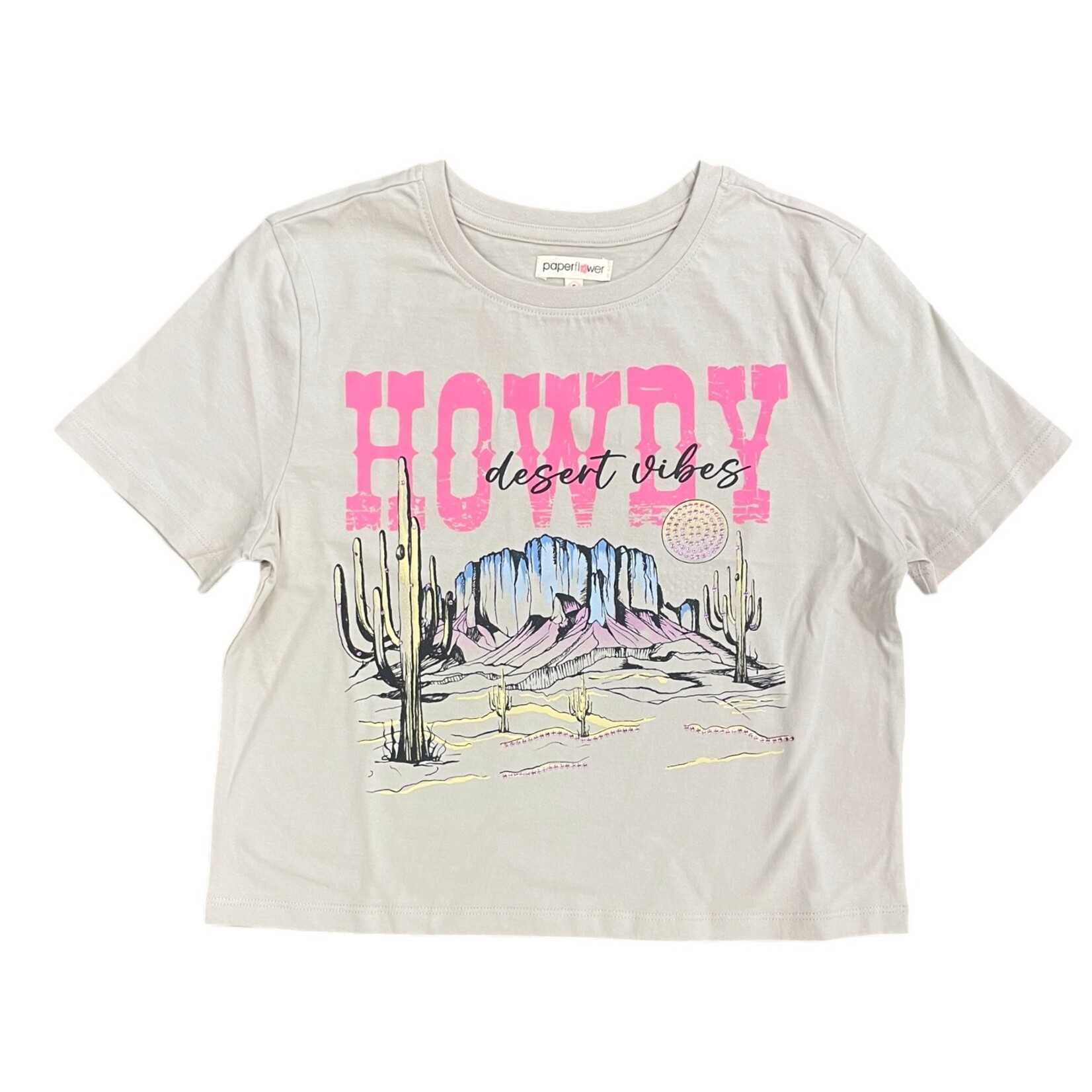 Paper Flower Howdy Desert Tee