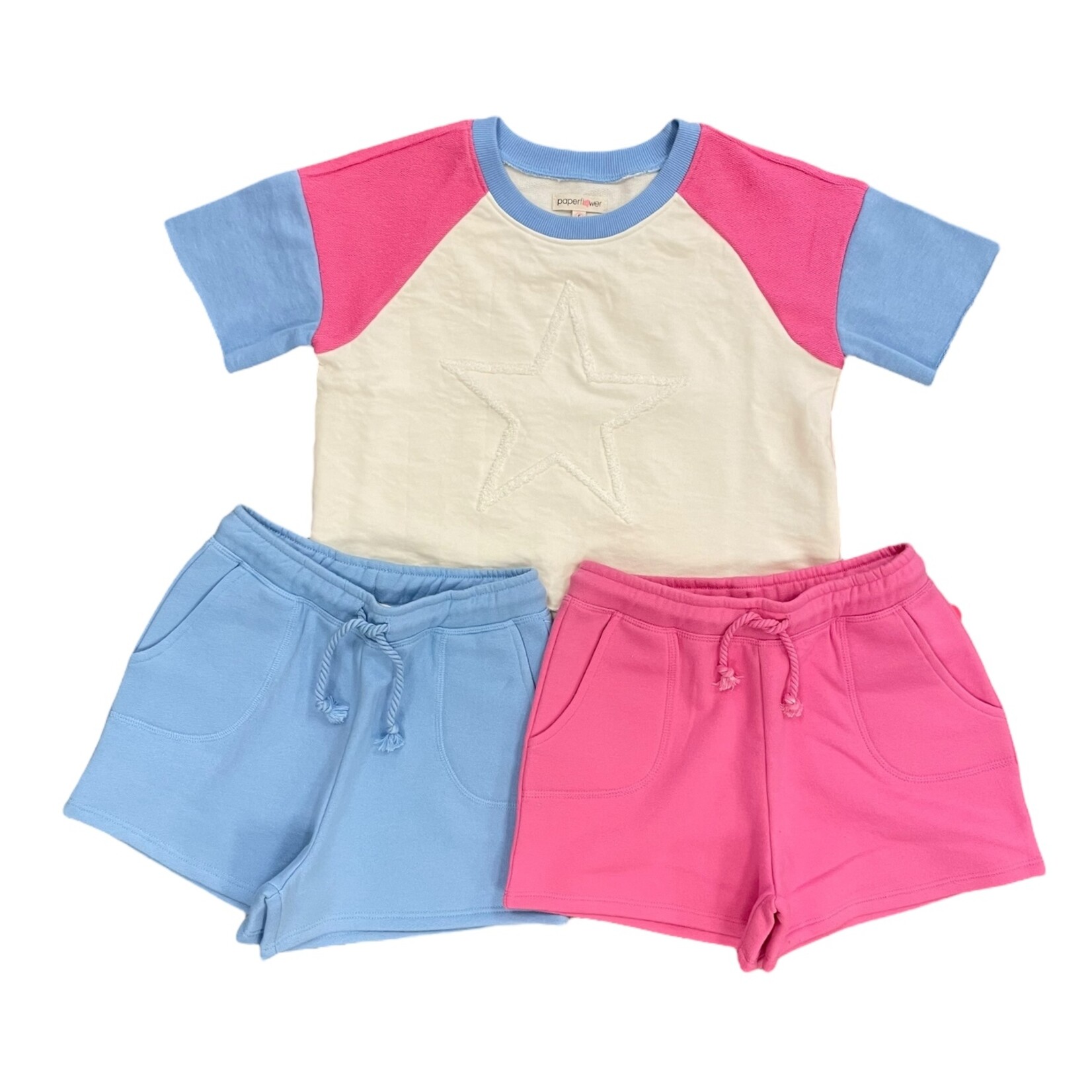 Paper Flower Canal Pocket Shorts
