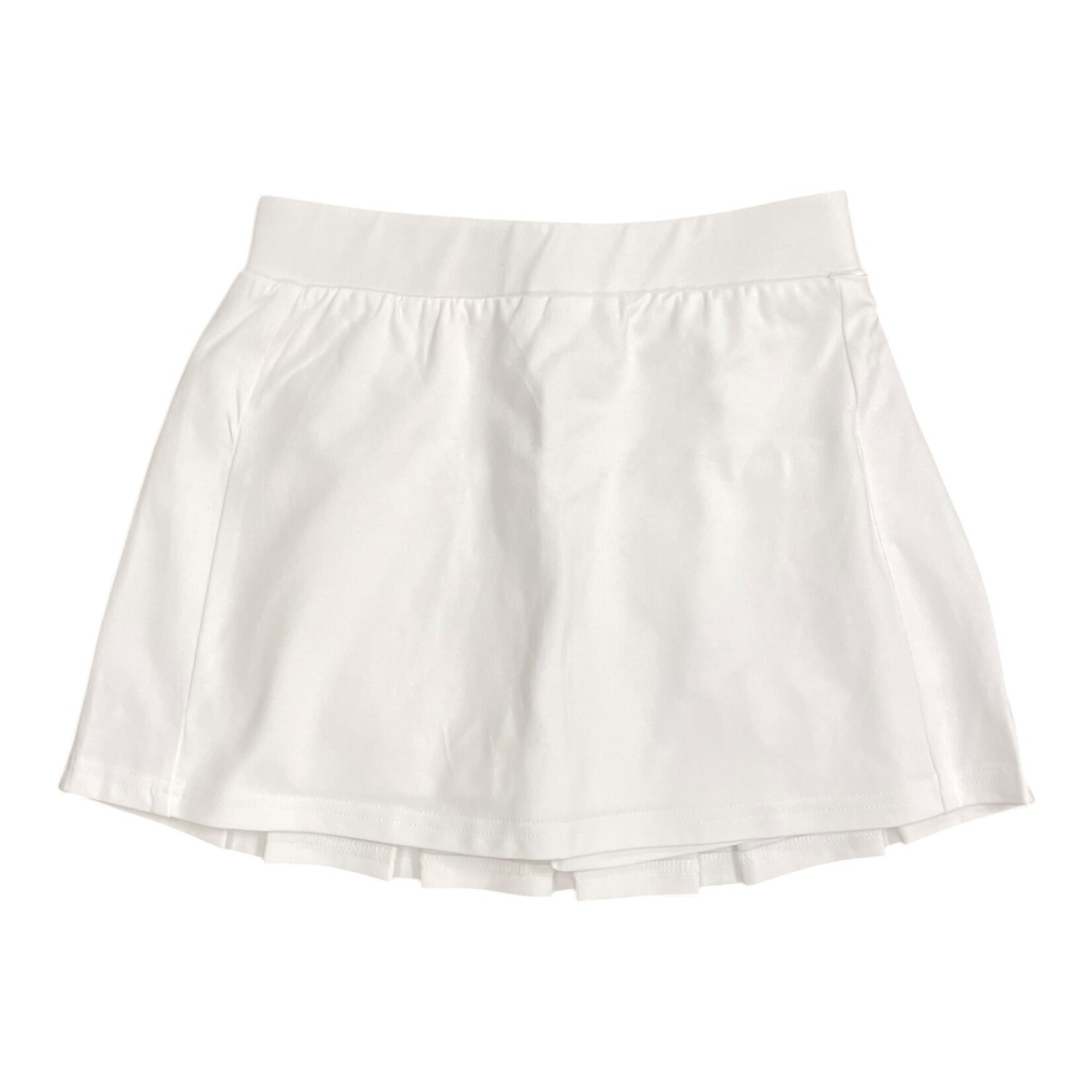 Paper Flower Basic White Tennis Skort