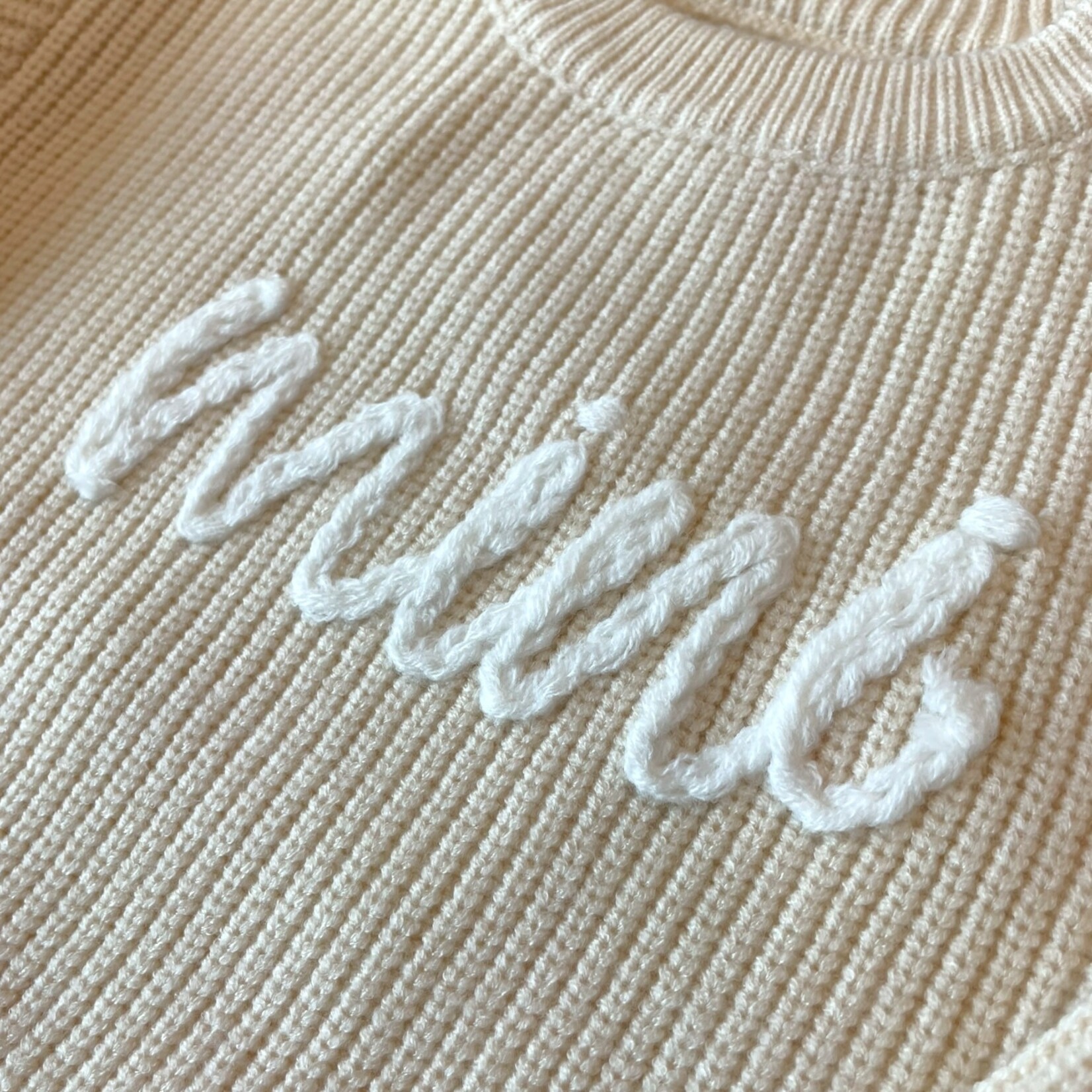 Chunky Mini Sweater - Beige