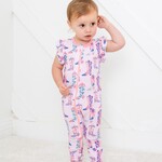 Pink Western Boots Coverall