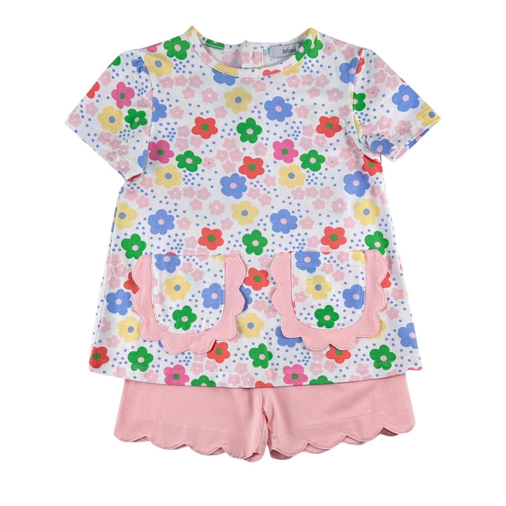 Ishtex Groovy Flower Girl Short Set