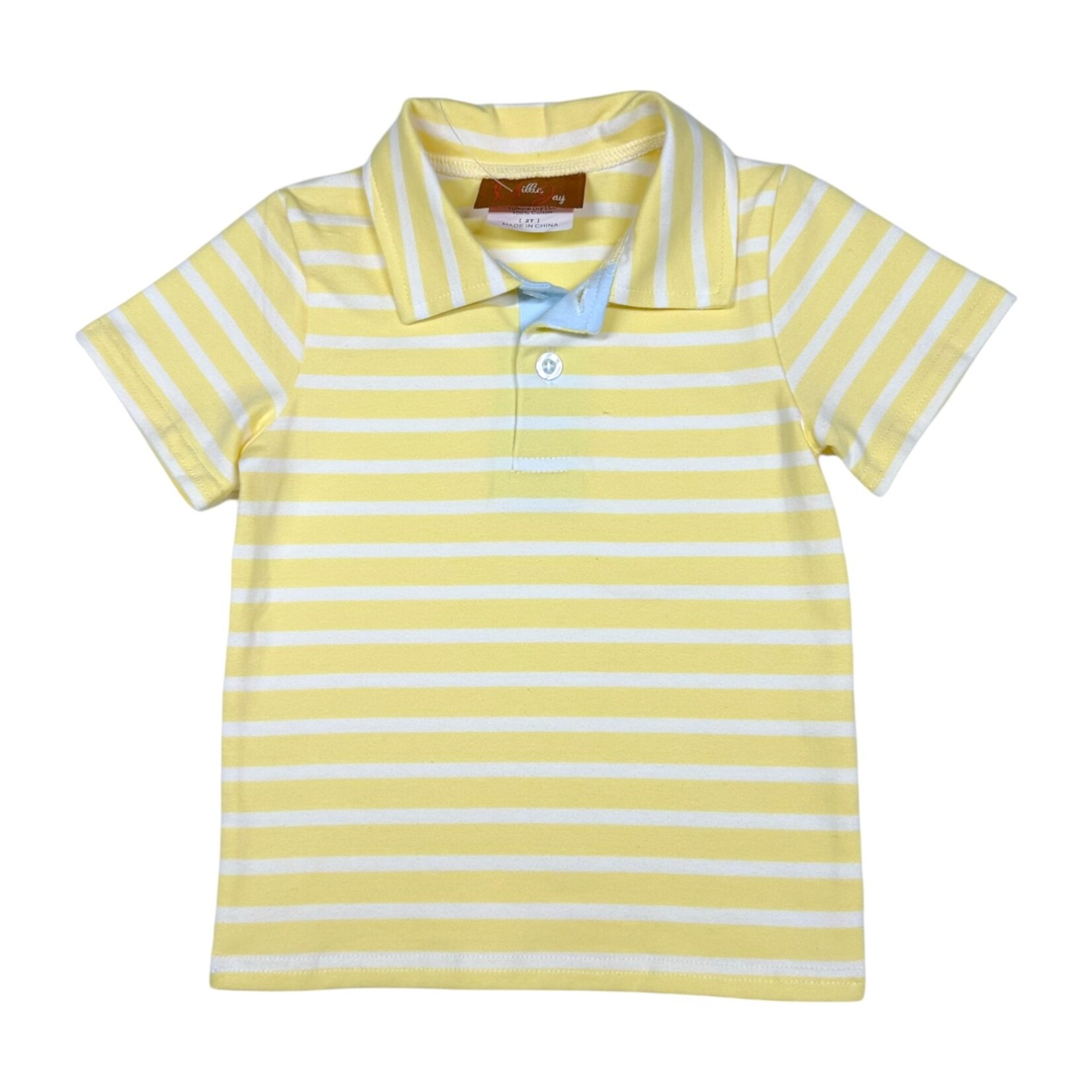 Millie Jay Bennett Yellow Stripe Polo