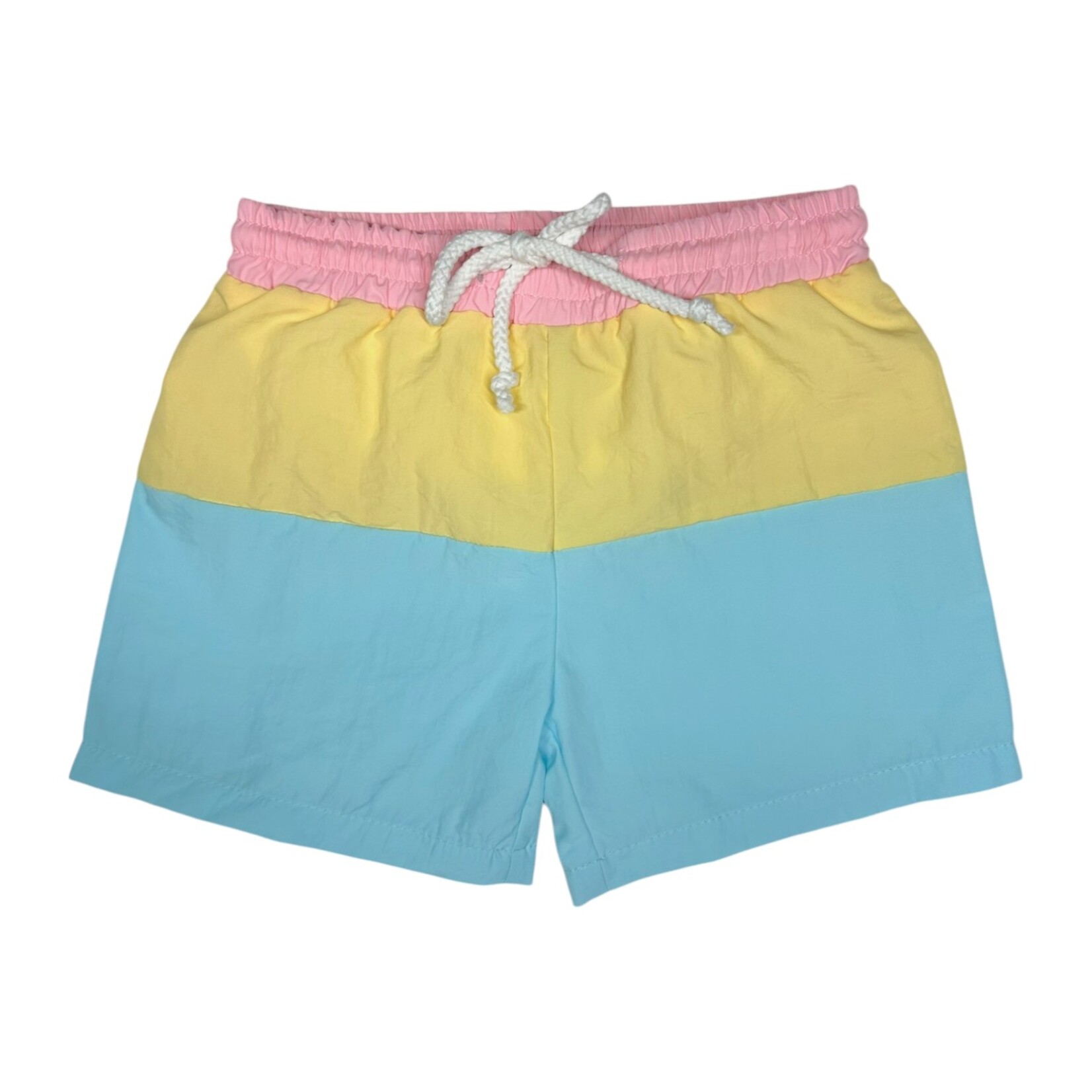 Millie Jay Pastel Colorblock Swim Trunks