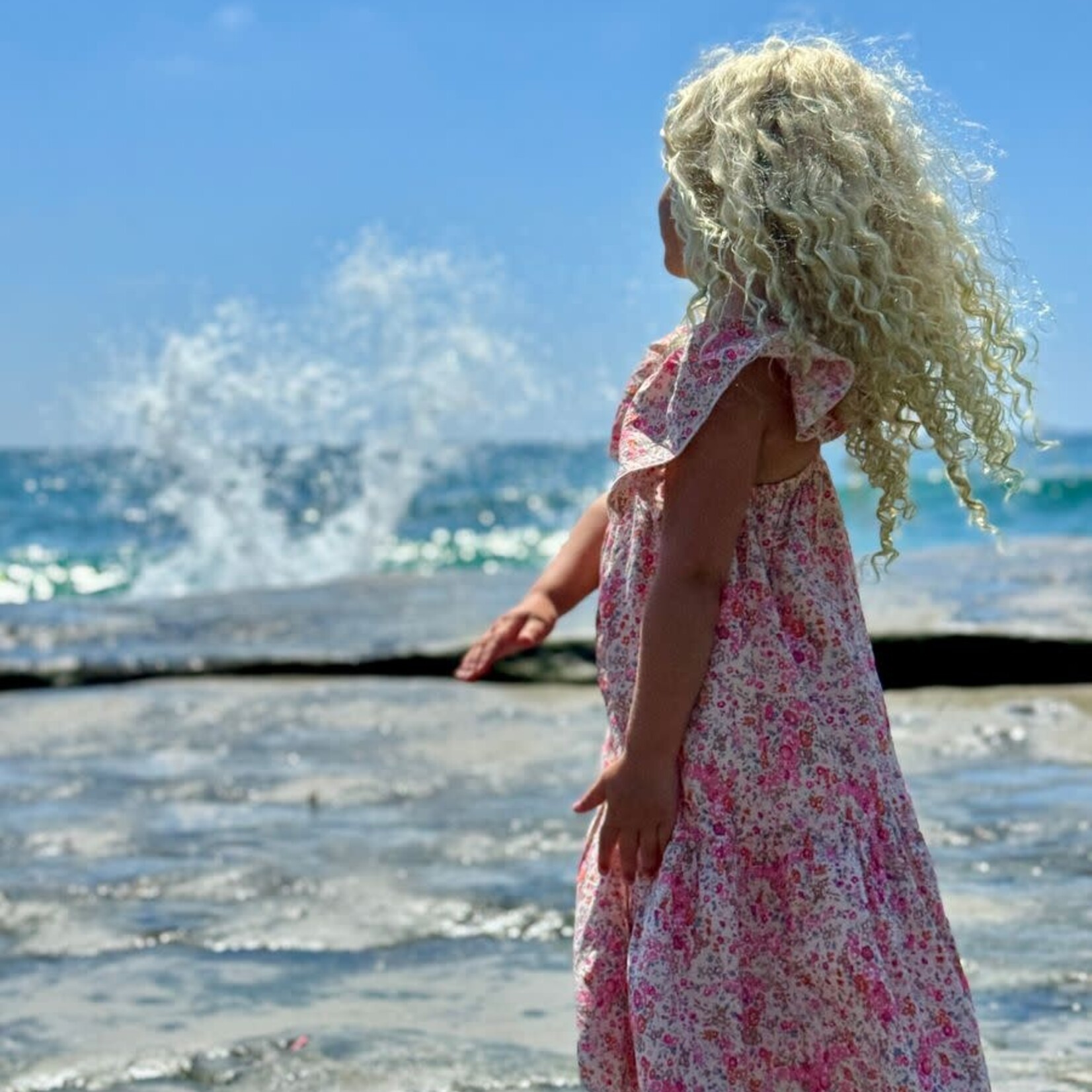 Vignette Pink Floral Joplin Dress