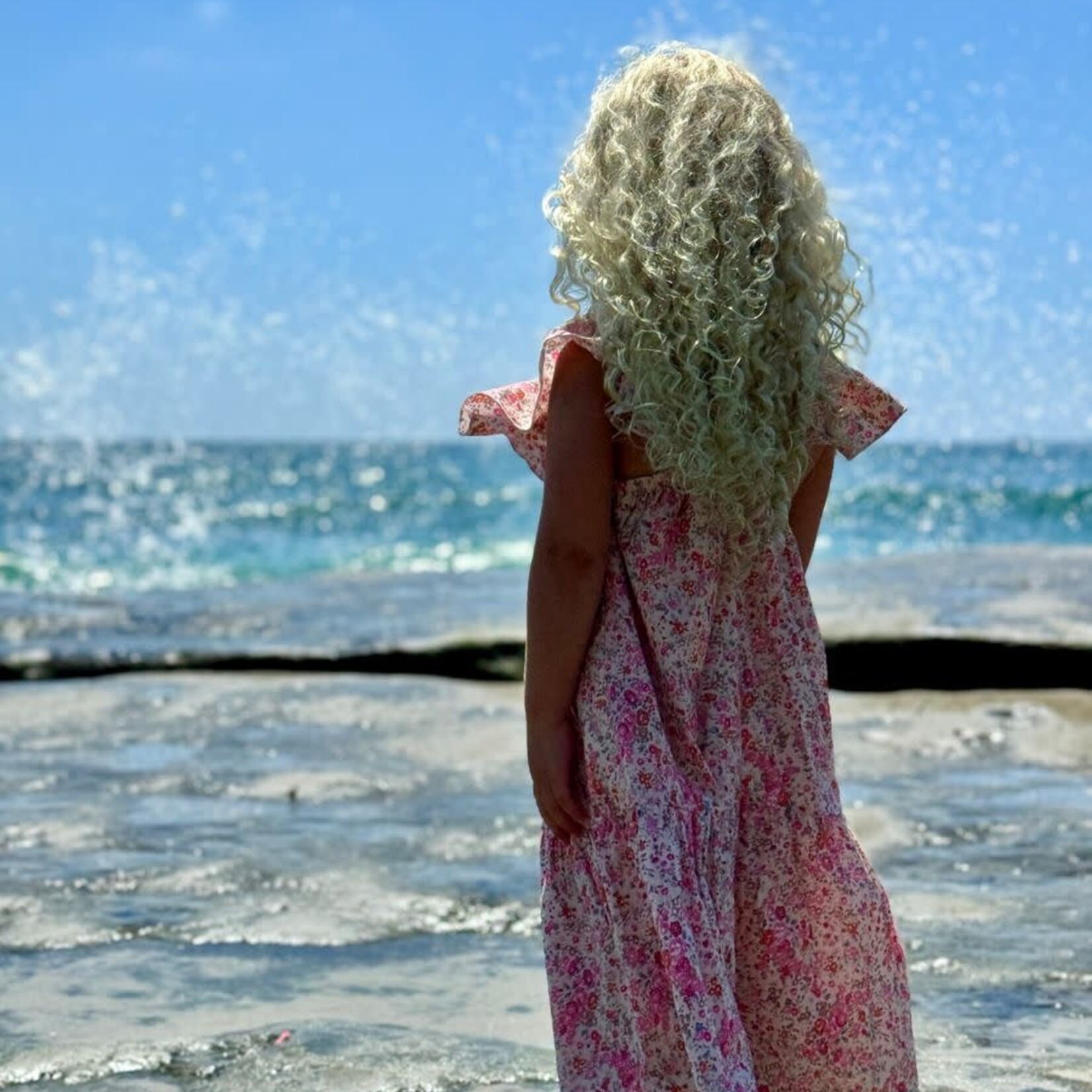 Vignette Pink Floral Joplin Dress