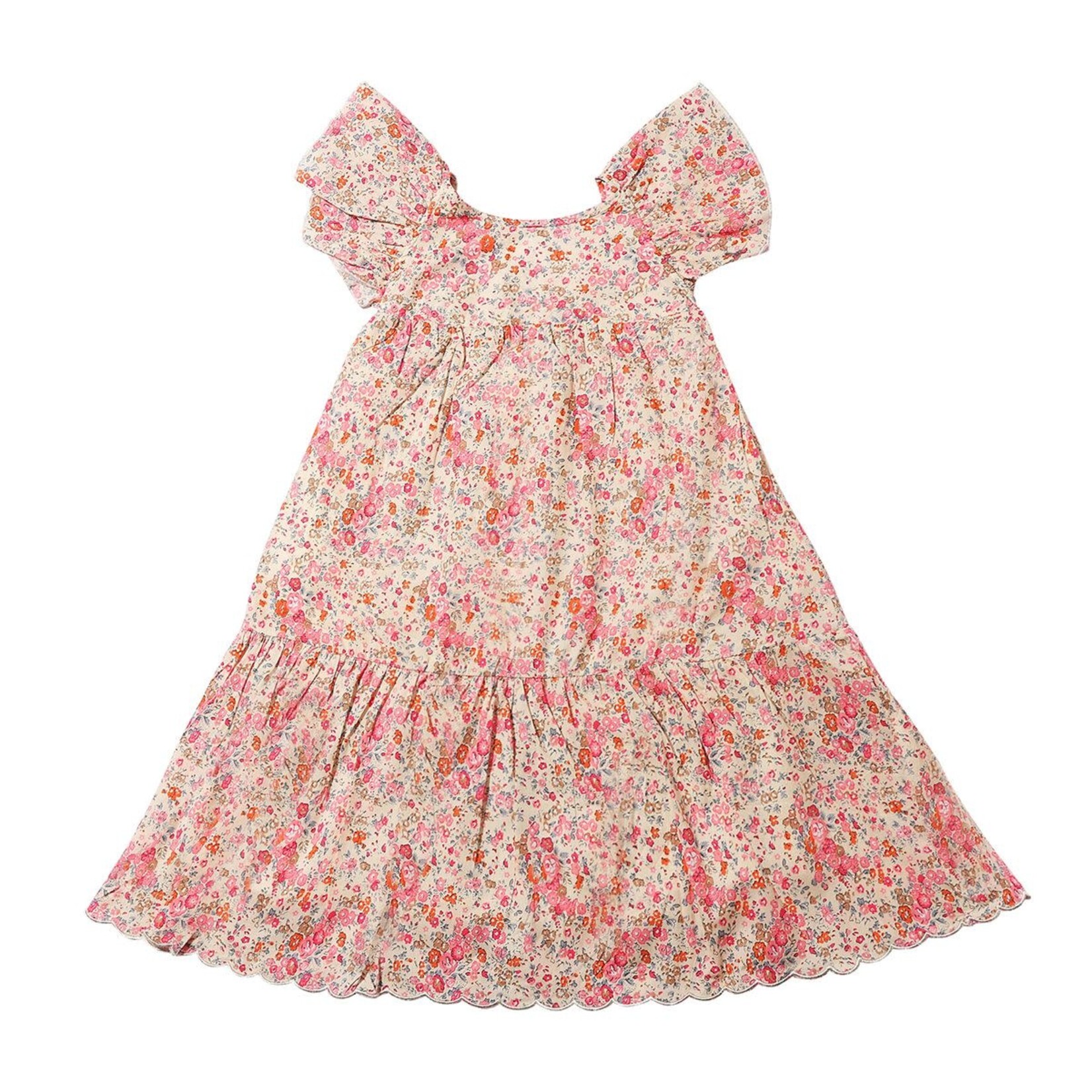 Vignette Pink Floral Joplin Dress