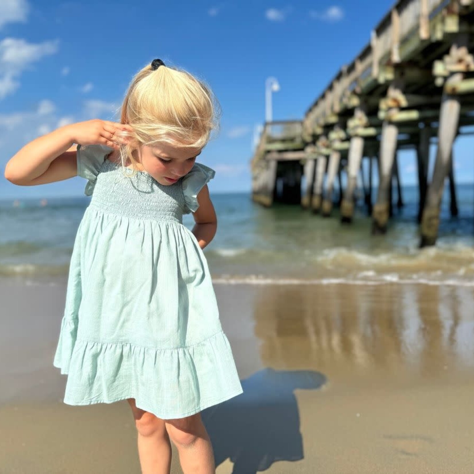 Vignette Dusty Teal Arie Dress