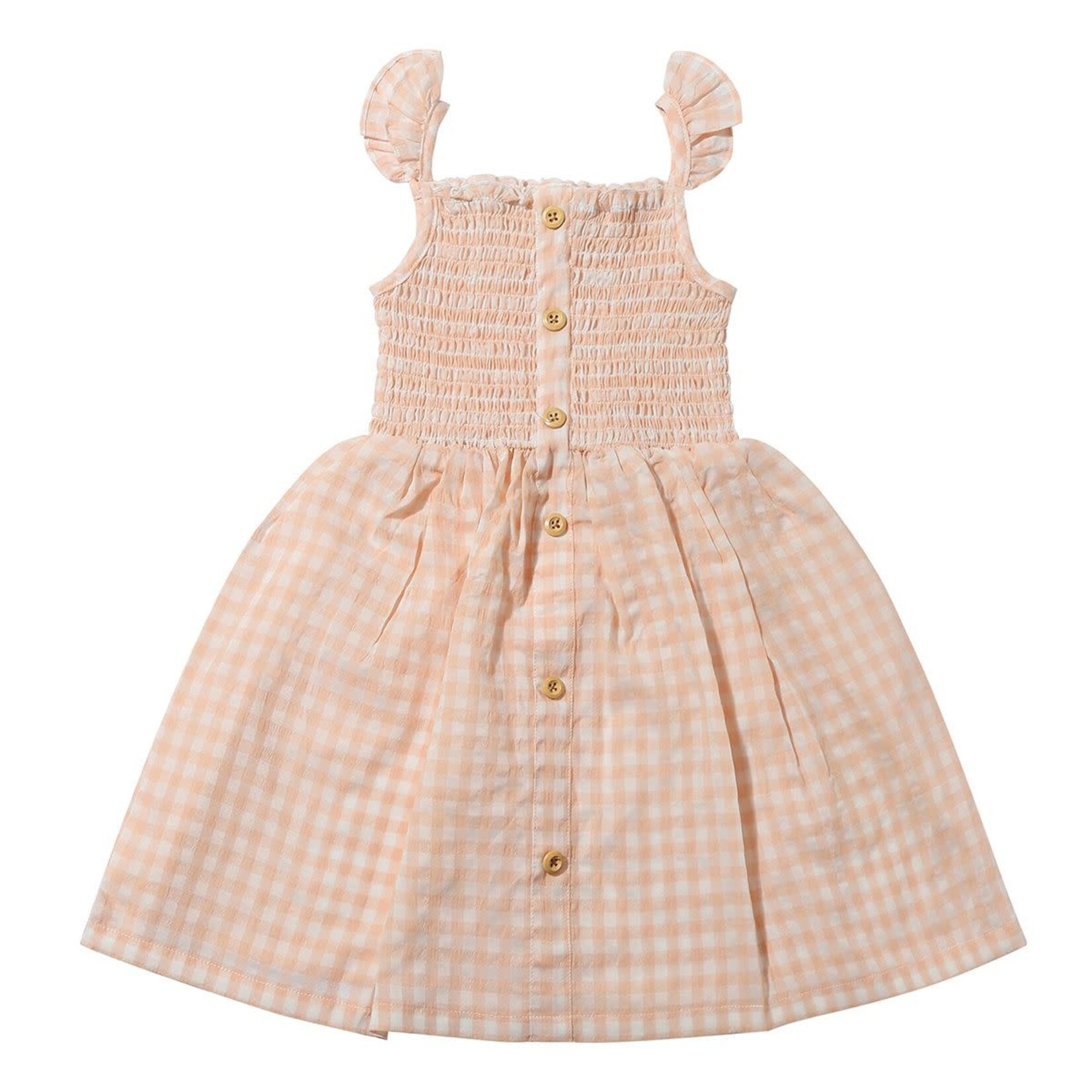 Vignette Peach Plaid Jill Dress